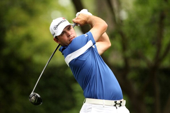 AUGUSTA, GA - APRIL 08:  Gary Woodland hits his tee shot on the second hole during the second round of the 2011 Masters Tournament at Augusta National Golf Club on April 8, 2011 in Augusta, Georgia.  (Photo by Andrew Redington/Getty Images)