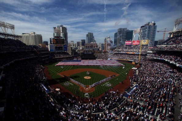 SAN DIEGO, CA - APRIL 5:  A general view of Petco Park during the San Francisco Giants vs. the San Diego Padres MLB Game at Petco Park on April 5, 2011 in San Diego, California. (Photo by Donald Miralle/Getty Images)