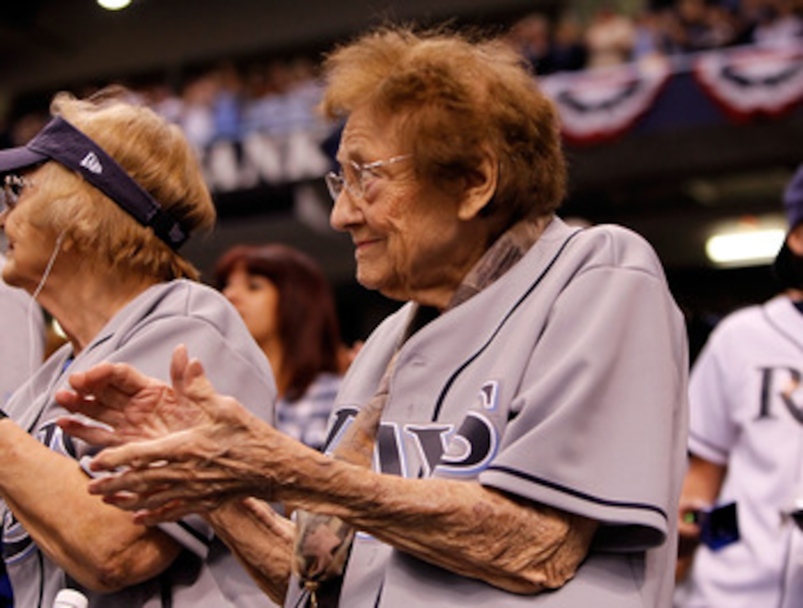 ST. PETERSBURG, FL - OCTOBER 12:  Fans of the Tampa Bay Rays clap during their game against the Texas Rangers during Game 5 of the ALDS at Tropicana Field on October 12, 2010 in St. Petersburg, Florida.  (Photo by J. Meric/Getty Images)