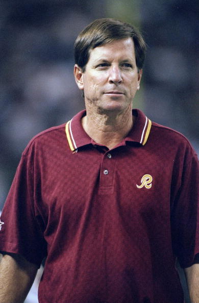 20 Sep 1998:  Head coach Norv Turner of the Washington Redskins looks on during the game against the Seattle Seahawks at the Kingdome in Seattle, Washington. The Seahawks defeated the Redskins 24-14. Mandatory Credit: Otto Greule Jr.  /Allsport