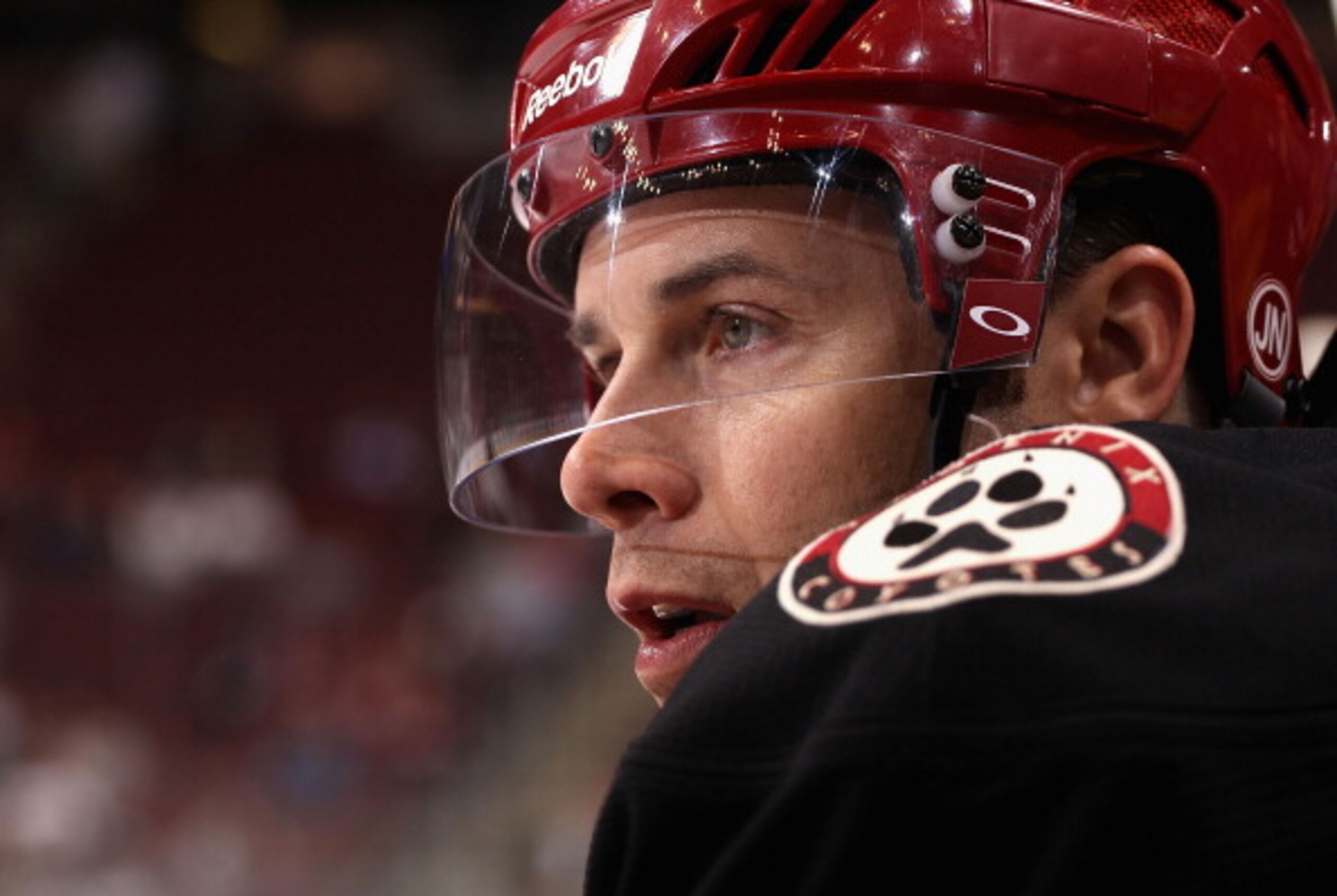 GLENDALE, AZ - MARCH 24: Ray Whitney #13 of the Phoenix Coyotes watches from the bench during the NHL game against the Columbus Blue Jackets at Jobing.com Arena on March 24, 2011 in Glendale, Arizona. The Coyotes defeated the Blue Jackets 3-0. (Photo by GLENDALE, AZ - MARCH 24: Ray Whitney #13 of the Phoenix Coyotes watches from the bench during the NHL game against the Columbus Blue Jackets at Jobing.com Arena on March 24, 2011 in Glendale, Arizona. The Coyotes defeated the Blue Jackets 3-0. (Photo by