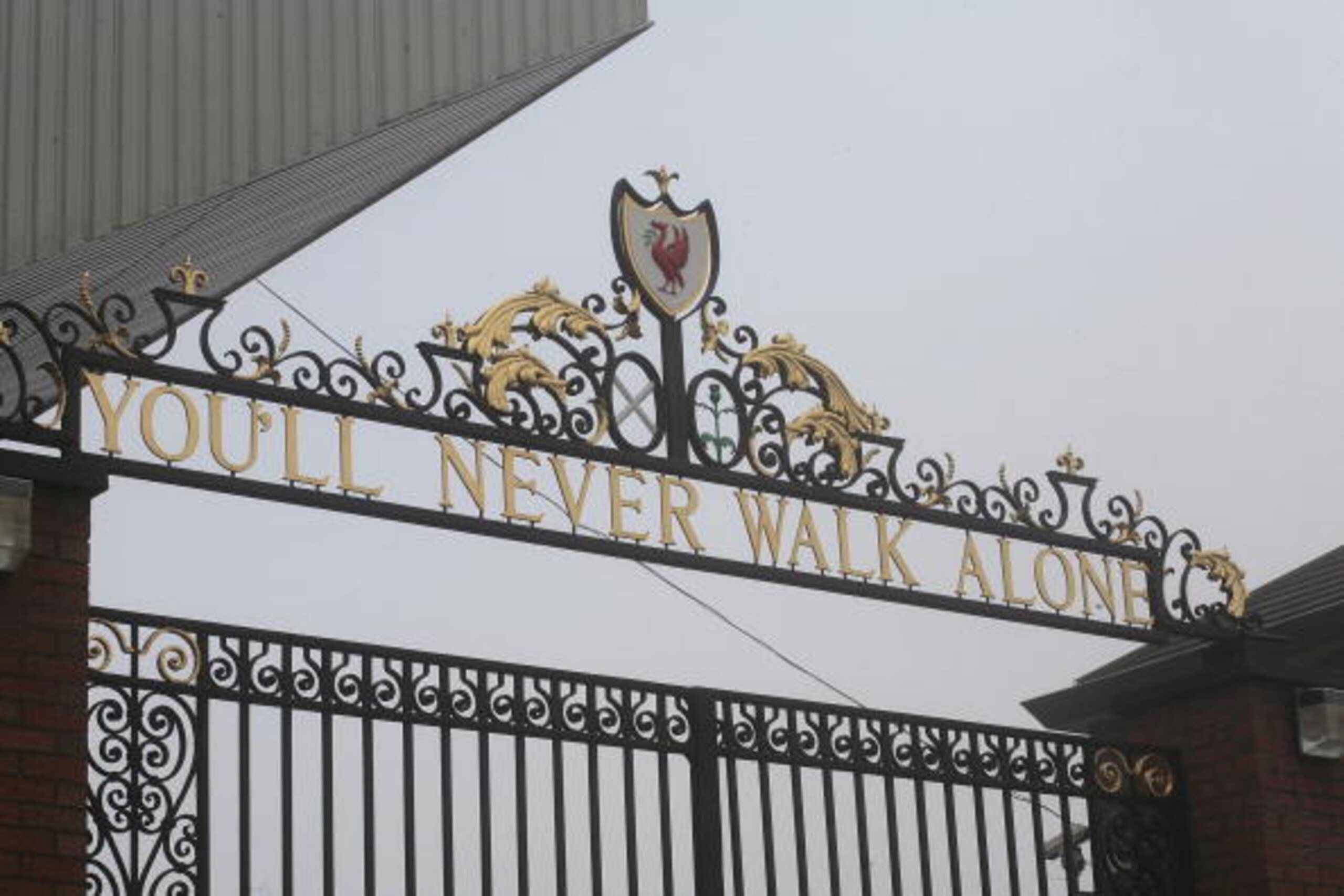 LIVERPOOL, UNITED KINGDOM - FEBRUARY 06:  The Shankly gates stand outside the Anfield football ground on February 6, 2007, in Liverpool, England.  American business partners George Gillett and Tom Hicks have reached a deal to buy the football club in a de