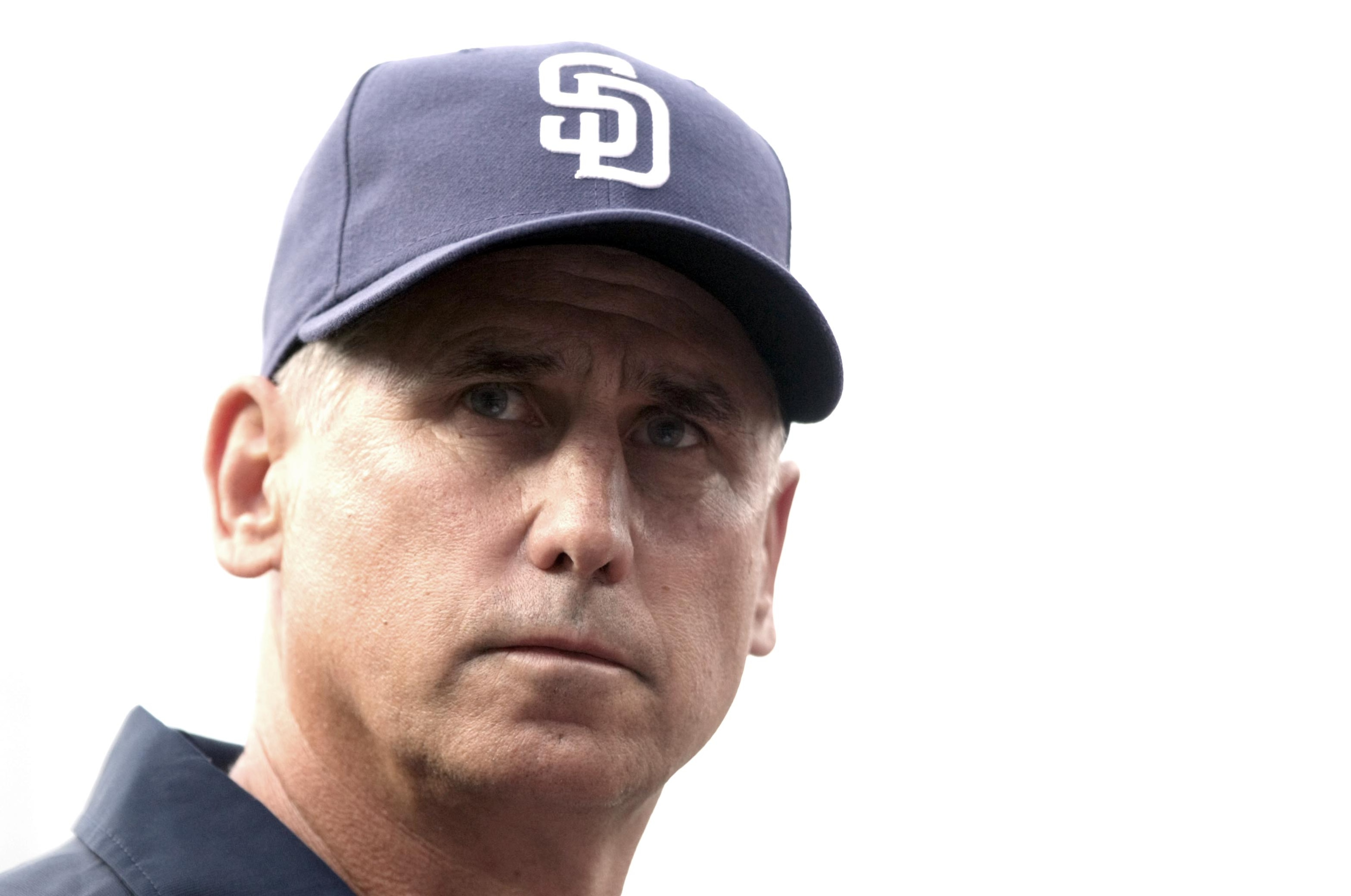 SAN DIEGO, CA - APRIL 5:  Manager Bud Black of the San Diego Padres looks on during the Padres 3-1 win over the San Francisco Giants at Petco Park on April 5, 2011 in San Diego, California. (Photo by Donald Miralle/Getty Images)