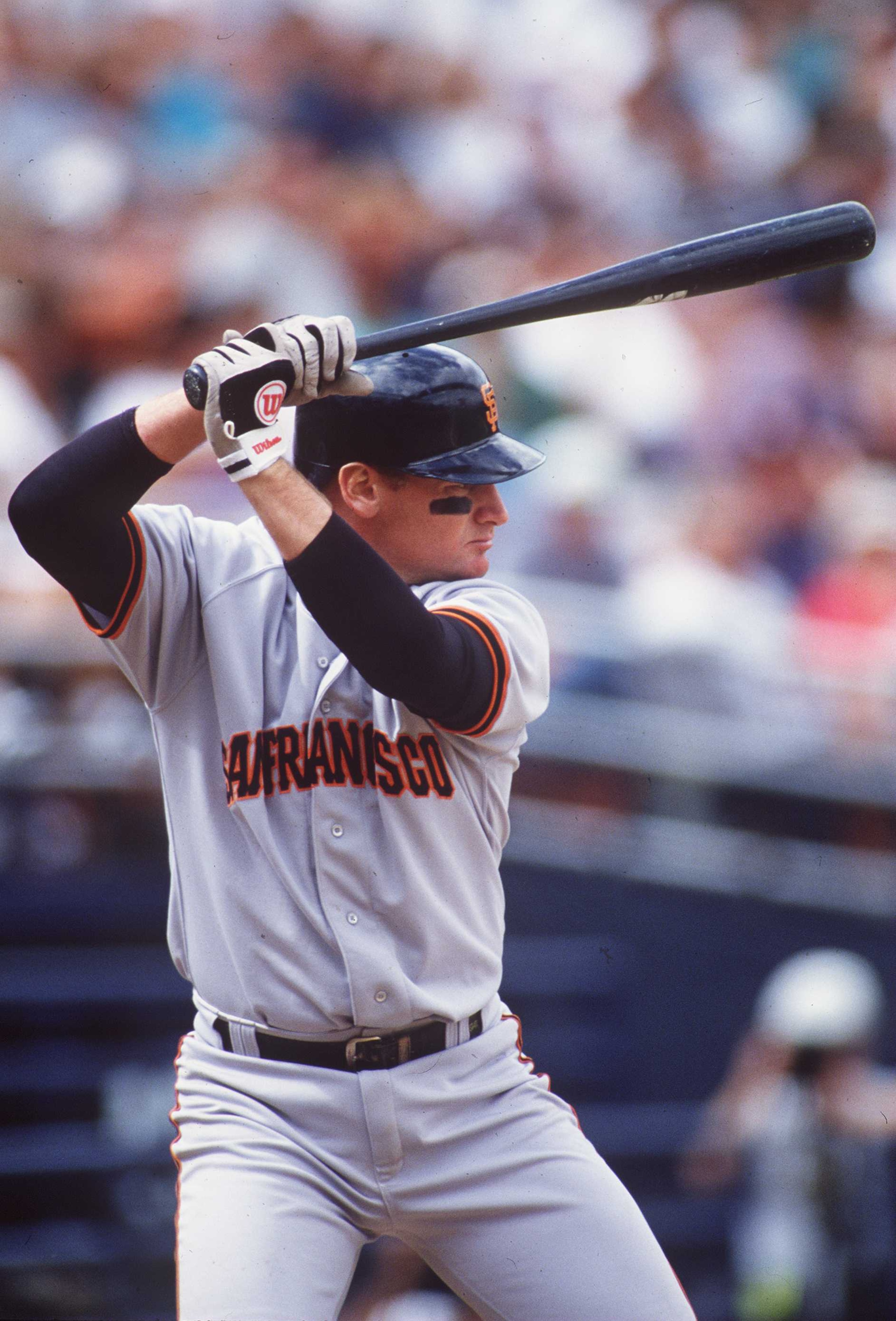 4 MAY 1995: SAN FRANCISCO GIANTS THIRD BASEMAN MATT WILLIAMS AWAITS A PITCH DURING THEIR 5-2 WIN OVER THE SAN DIEGO PADRES AT JACK MURPHY STADIUM IN SAN DIEGO, CALIFORNIA. Mandatory Credit: Stephen Dunn/ALLSPORT 4 MAY 1995: SAN FRANCISCO GIANTS THIRD BASEMAN MATT WILLIAMS AWAITS A PITCH DURING THEIR 5-2 WIN OVER THE SAN DIEGO PADRES AT JACK MURPHY STADIUM IN SAN DIEGO, CALIFORNIA. Mandatory Credit: Stephen Dunn/ALLSPORT