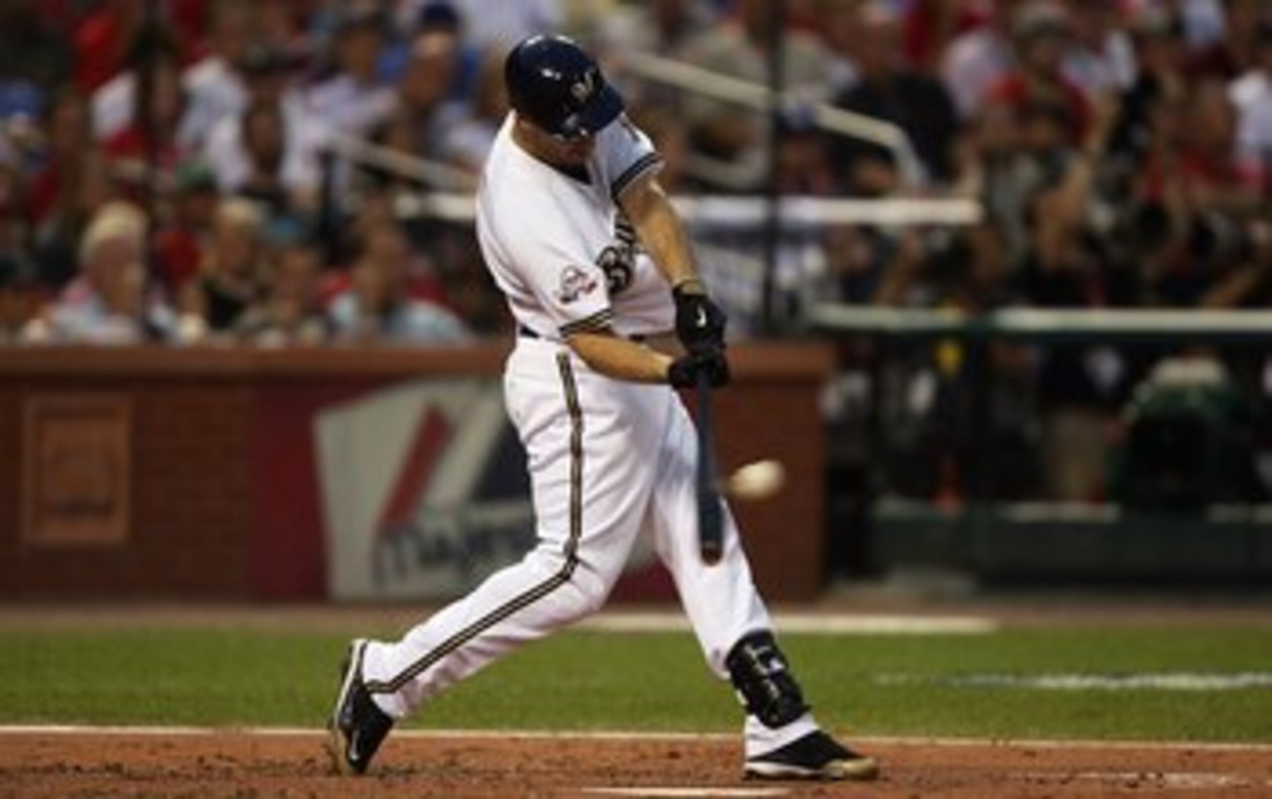 ST. LOUIS, MO - JULY 14:  National League All-Star Ryan Braun of the Milwaukee Brewers bats during the 2009 MLB All-Star Game at Busch Stadium on July 14, 2009 in St Louis, Missouri. (Photo by Dilip Vishwanat/Getty Images)