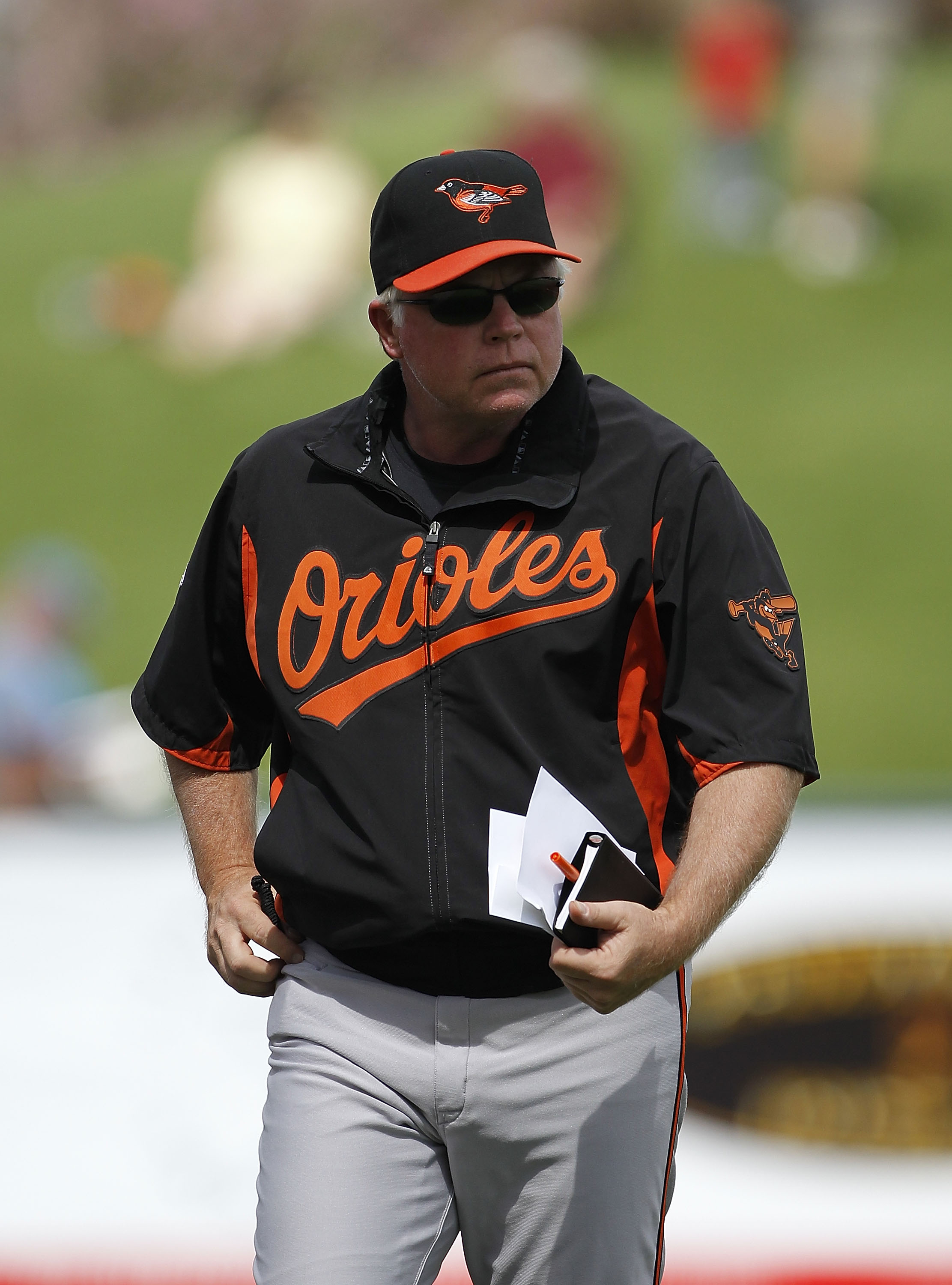 LAKELAND, FL - MARCH 04: Baltimore Orioles manager Buck Showalter #26 prior to the start of the game against the Detroit Tigers at Joker Marchant Stadium on March 4, 2011 in Lakeland, Florida. The Orioles defeated the Tigers 6-2. Photo by Leon Halip/Getty