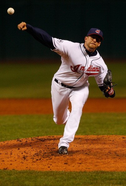 CLEVELAND - APRIL 06:  Mitch Talbot #51 of the Cleveland Indians pitches against the Boston Red Sox during the game on April 6, 2011 at Progressive Field in Cleveland, Ohio.  (Photo by Jared Wickerham/Getty Images)