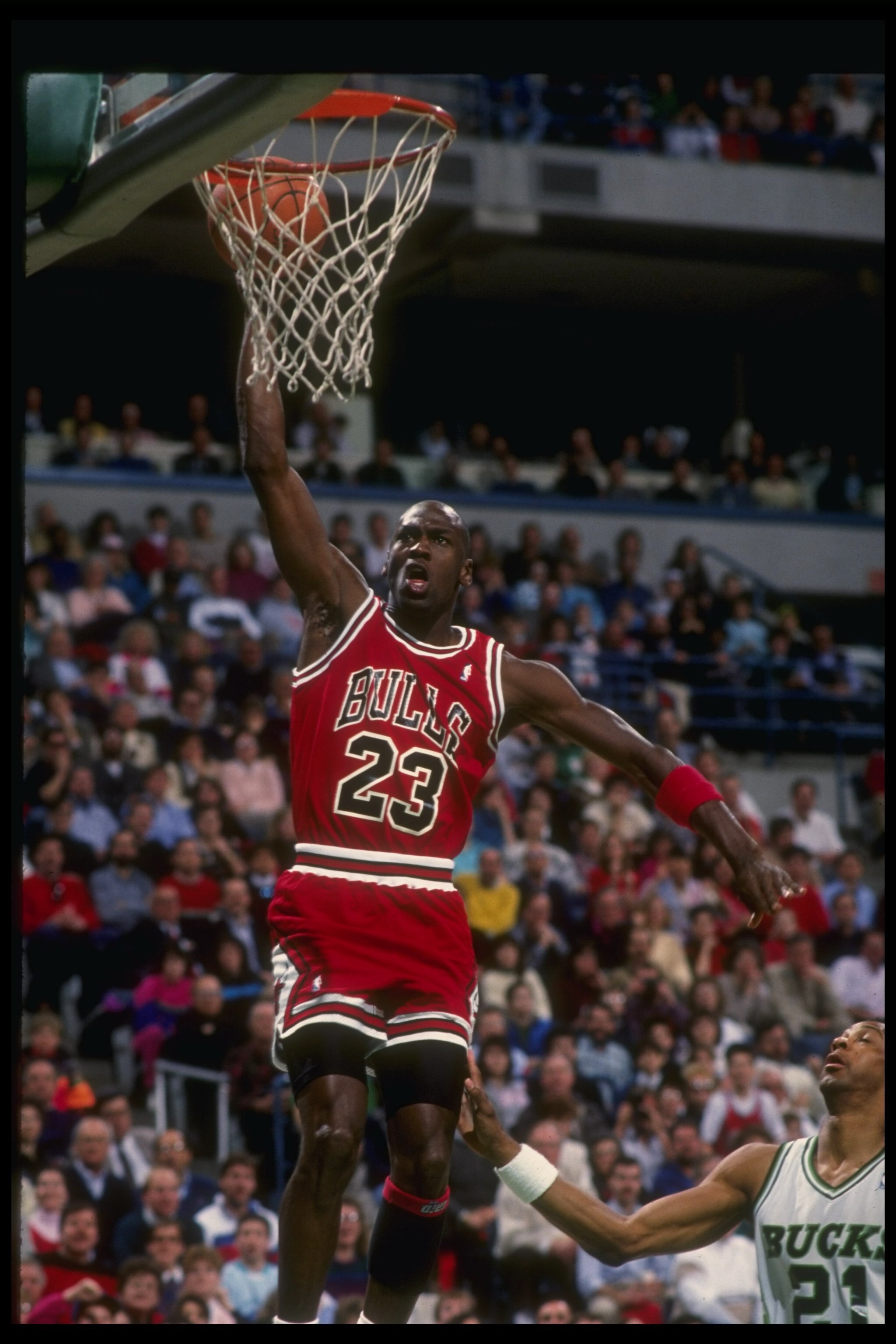 1989-1990: Guard Michael Jordan of the Chicago Bulls.