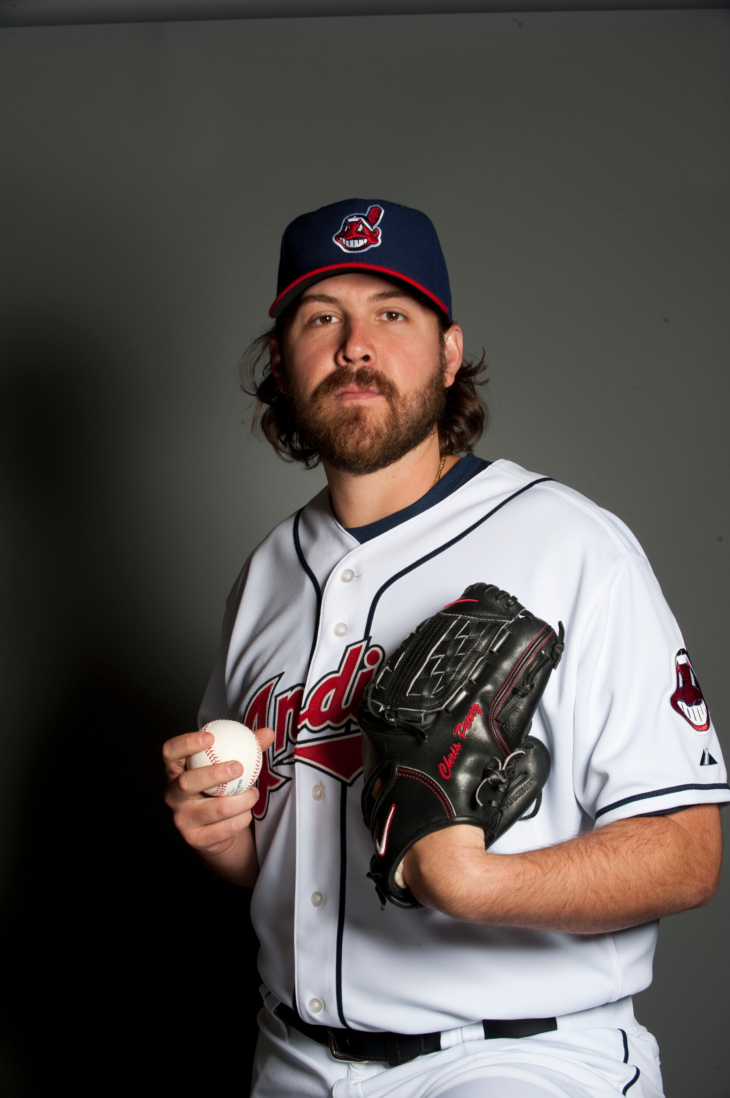 GOODYEAR, AZ - FEBRUARY 22: Chris Perez #54 of the Cleveland Indians poses during their photo day at the Cleveland Indians Spring Training Complex on February 22, 2011 in Goodyear, Arizona. (Photo by Rob Tringali/Getty Images)