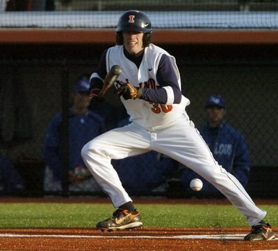 Before Hudson was a speedster in the O's system, he was a two-sport star at the University of Illinois.