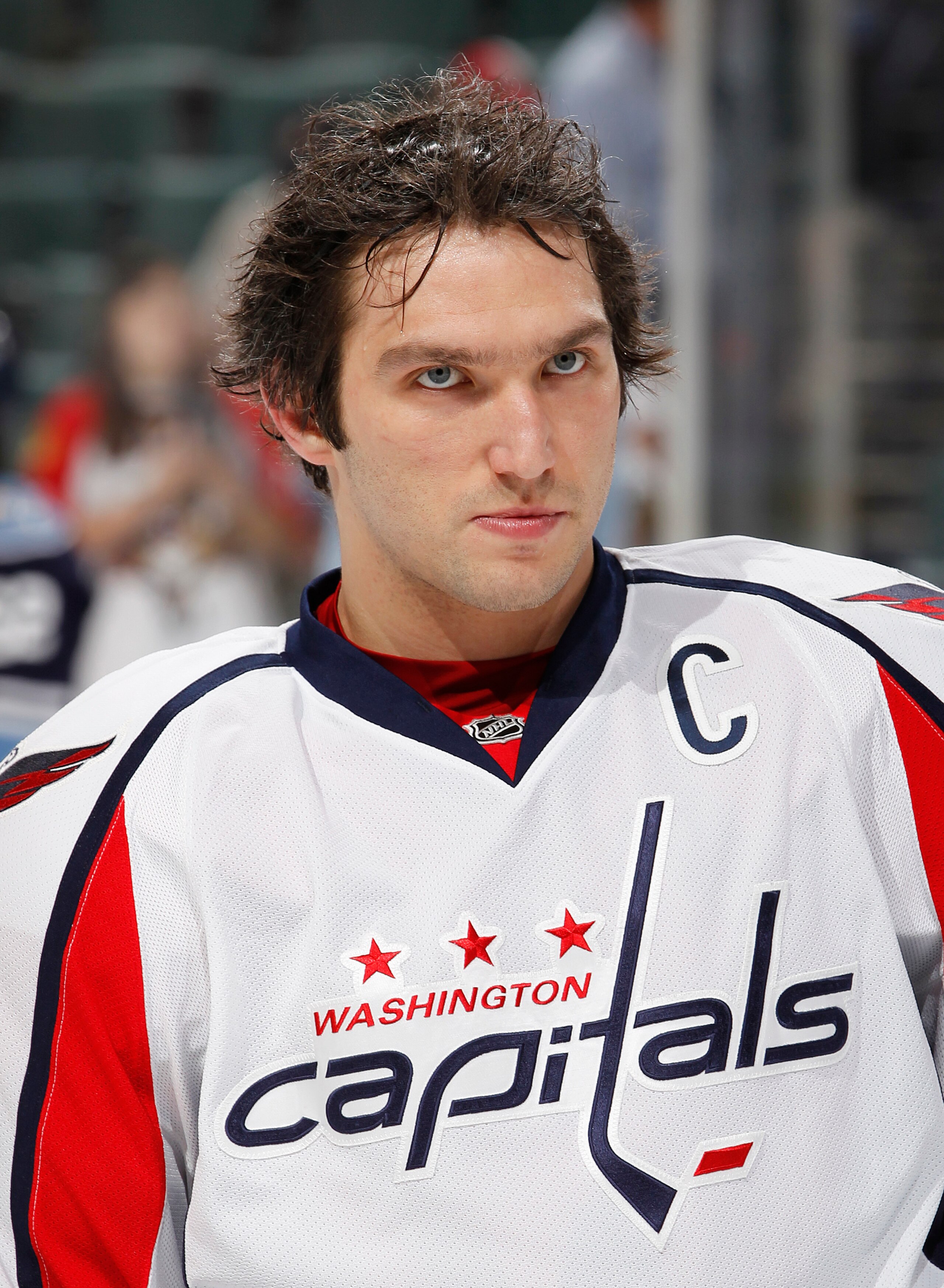 SUNRISE, FL - APRIL 9: Alex Ovechkin #8 of the Washington Capitals skates prior to the NHL game against the Florida Panthers on April 9, 2011 at the BankAtlantic Center in Sunrise, Florida. (Photo by Joel Auerbach/Getty Images) SUNRISE, FL - APRIL 9: Alex Ovechkin #8 of the Washington Capitals skates prior to the NHL game against the Florida Panthers on April 9, 2011 at the BankAtlantic Center in Sunrise, Florida. (Photo by Joel Auerbach/Getty Images)
