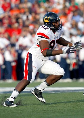 MOBILE, AL - JANUARY 29:Defensive lineman Cameron Jordan #97 of the North Team during  the Under Armour Senior Bowl on January 29, 2011 at Ladd-Pebbles Stadium in Mobile, Alabama. (Photo by Sean Gardner/Getty Images for Under Armour)