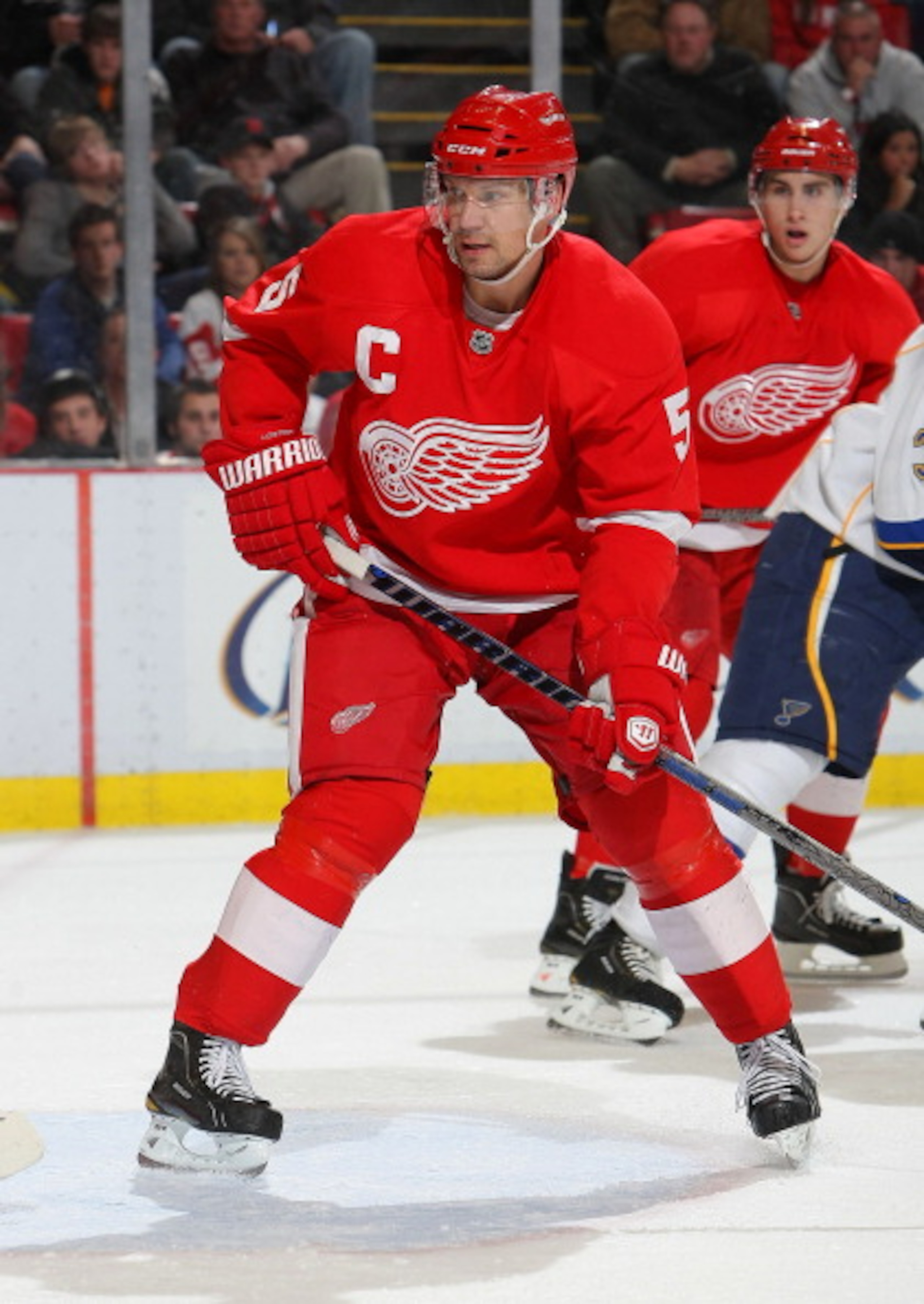 DETROIT, MI - DECEMBER 15:  Nicklas Lidstrom #5 of the Detroit Red Wings skates against the St.Louis Blues during their NHL game at Joe Louis Arena on December 15, 2010 in Detroit, Michigan.(Photo By Dave Sandford/Getty Images)
