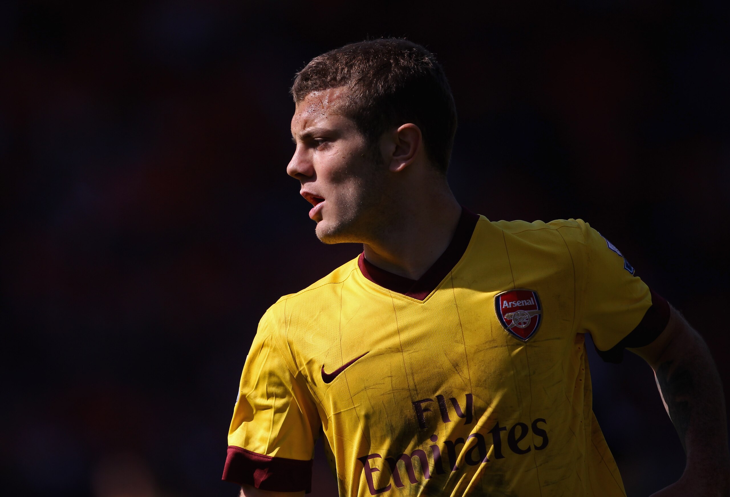 BLACKPOOL, ENGLAND - APRIL 10: Jack Wilshere of Arsenal during the Barclays Premier League match between Blackpool and Arsenal at Bloomfield Road on April 10, 2011 in Blackpool, England. (Photo by Alex Livesey/Getty Images) BLACKPOOL, ENGLAND - APRIL 10: Jack Wilshere of Arsenal during the Barclays Premier League match between Blackpool and Arsenal at Bloomfield Road on April 10, 2011 in Blackpool, England. (Photo by Alex Livesey/Getty Images)
