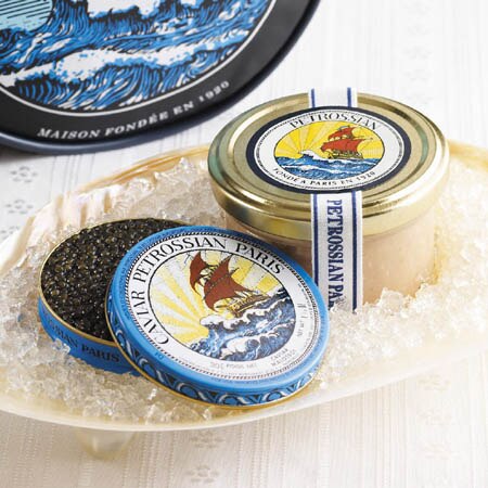 Caviar and Fioe Gras.  I'm still not convinced I'll get the fioe gras due to animal abuse issues.