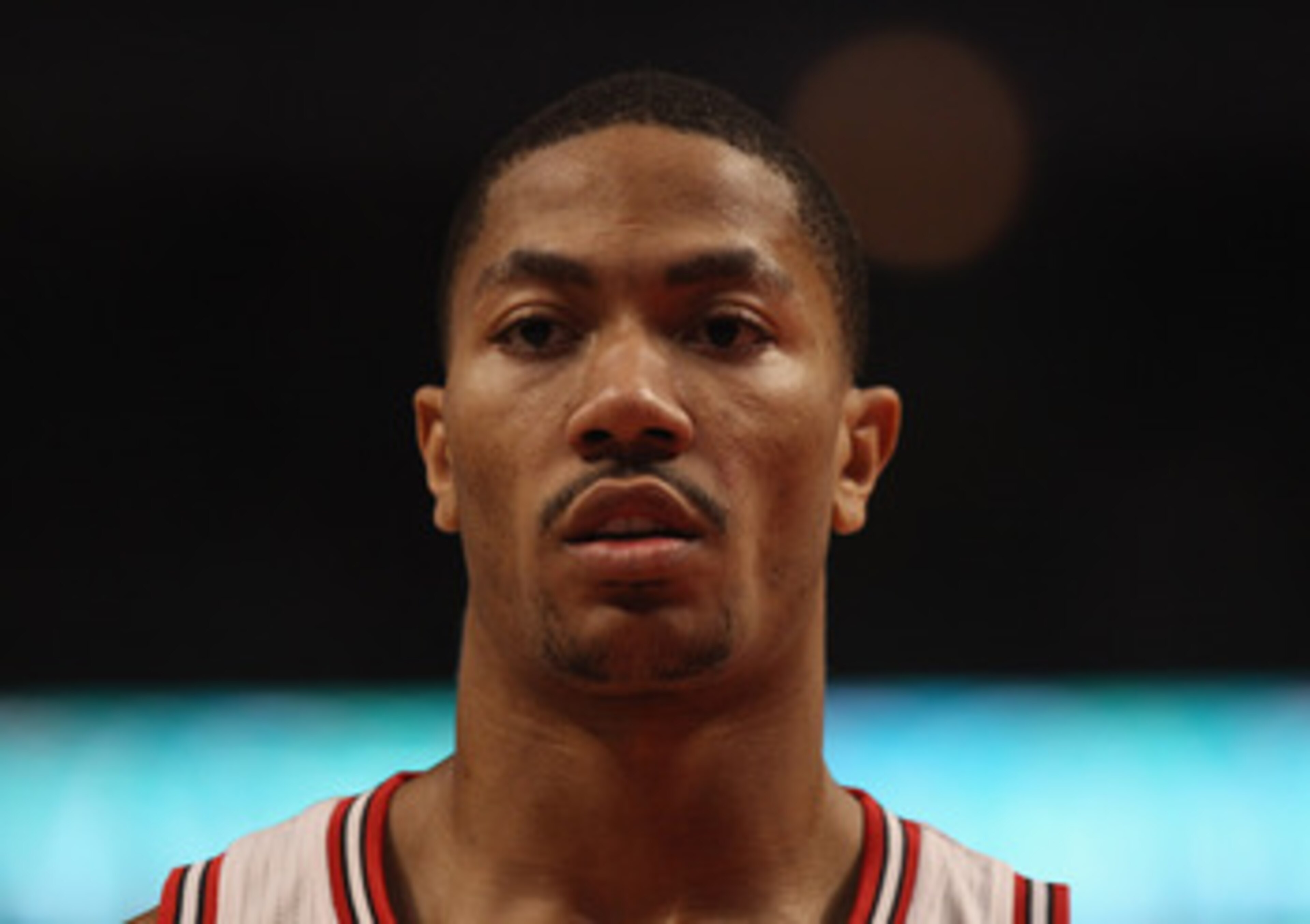 CHICAGO, IL - APRIL 13: Derrick Rose #1 of the Chicago Bulls awaits the start of play after a time-out against the New Jersey Nets at United Center on April 13, 2011 in Chicago, Illinois. The Bulls defeated the Nets 97-92. NOTE TO USER: User expressly ack