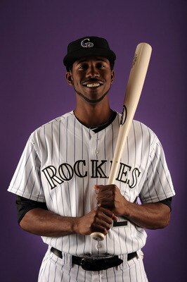 SCOTTSDALE, AZ - FEBRUARY 24:  Dexter Fowler #24 of the Colorado Rockies poses for a portrait during photo day at the Salt River Fields at Talking Stick on February 24, 2011 in Scottsdale, Arizona.  (Photo by Harry How/Getty Images)