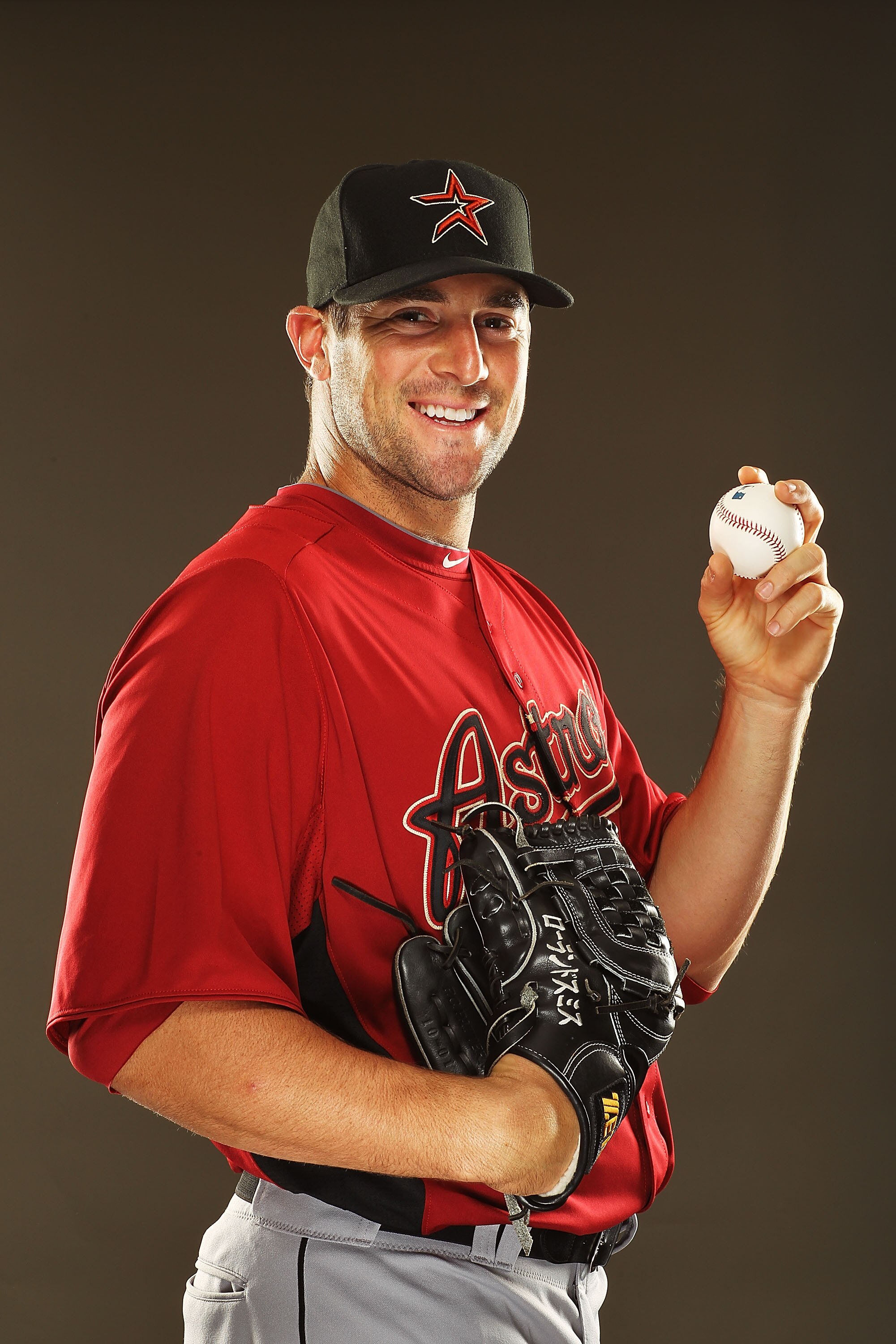 KISSIMMEE, FL - FEBRUARY 24:  Ryan Rowland Smith of the Houston Astros poses for a portrait during Spring Training photo Day at Osceola County Stadium  on February 24, 2011 in Kissimmee, Florida.  (Photo by Al Bello/Getty Images)
