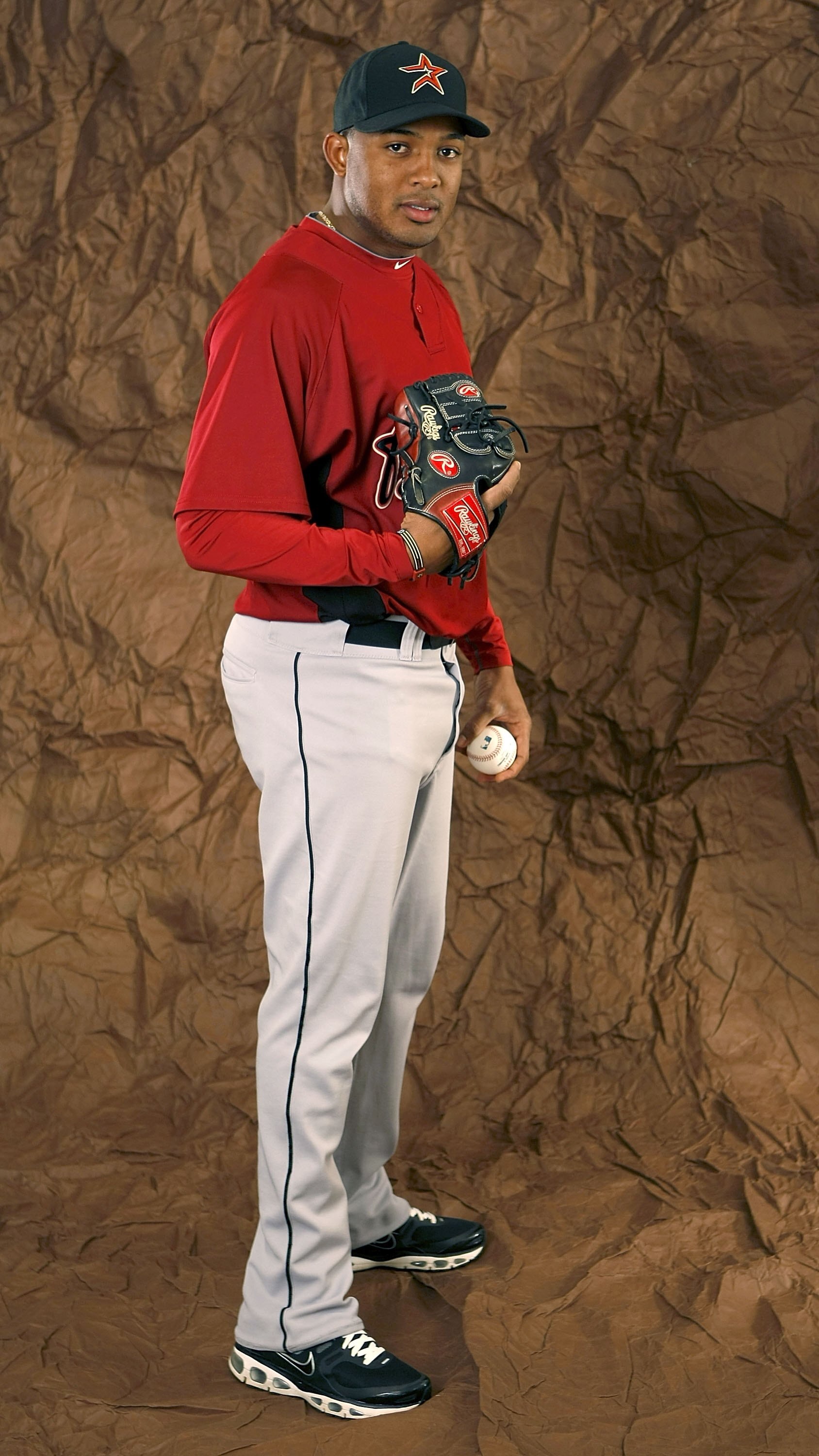 KISSIMMEE, FL - FEBRUARY 25:  Fernando Abad #93 of the Houston Astros poses during photo day at Osceola County Stadium on February 25, 2010 in Kissimmee, Florida.  (Photo by Gregory Shamus/Getty Images)