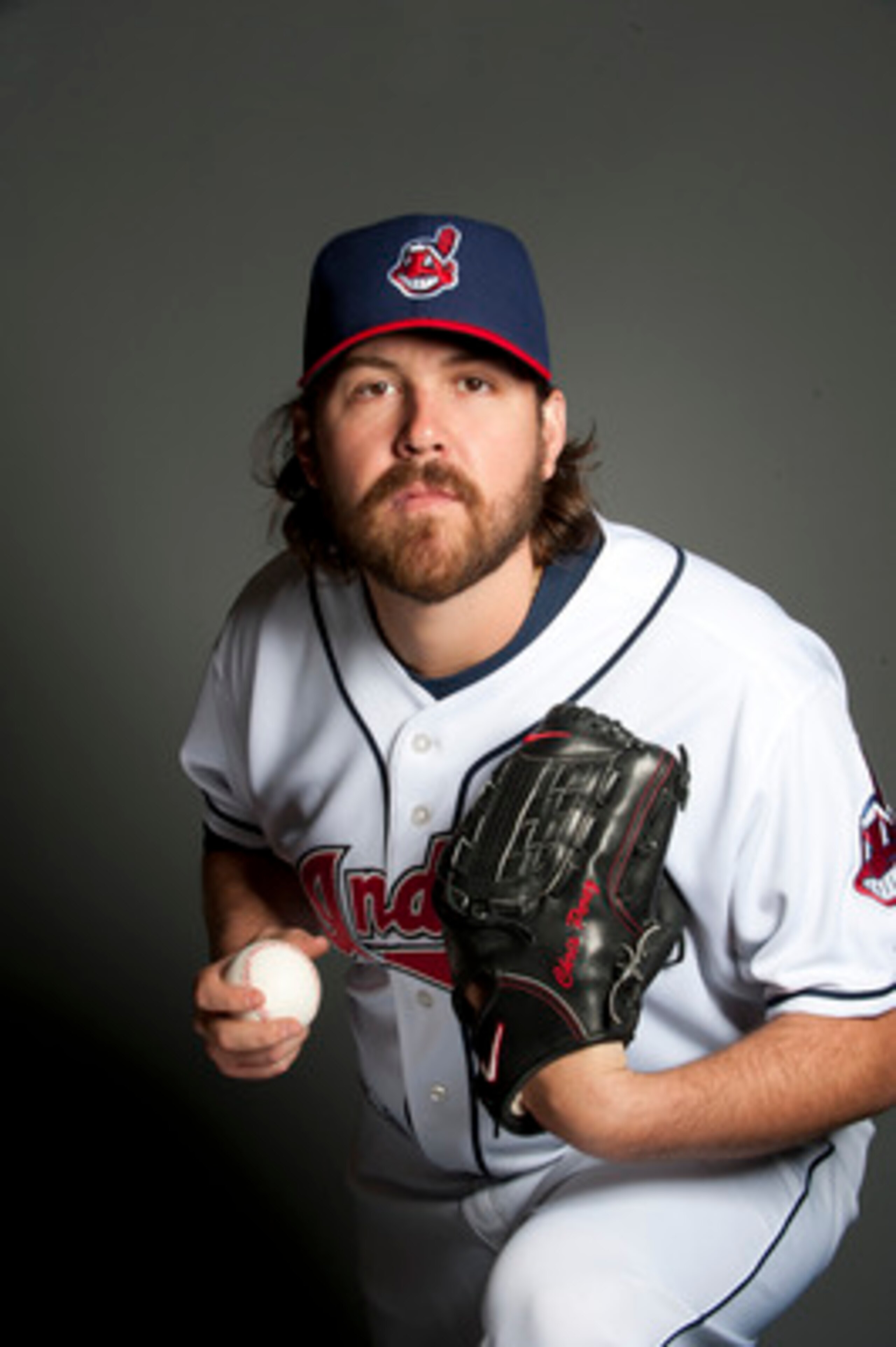 GOODYEAR, AZ - FEBRUARY 22: Chris Perez #54 of the Cleveland Indians poses during their photo day at the Cleveland Indians Spring Training Complex on February 22, 2011 in Goodyear, Arizona. (Photo by Rob Tringali/Getty Images)