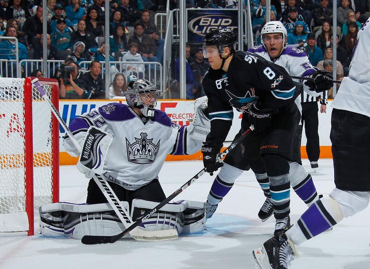 Joe Pavelski and Jonathan Quick
