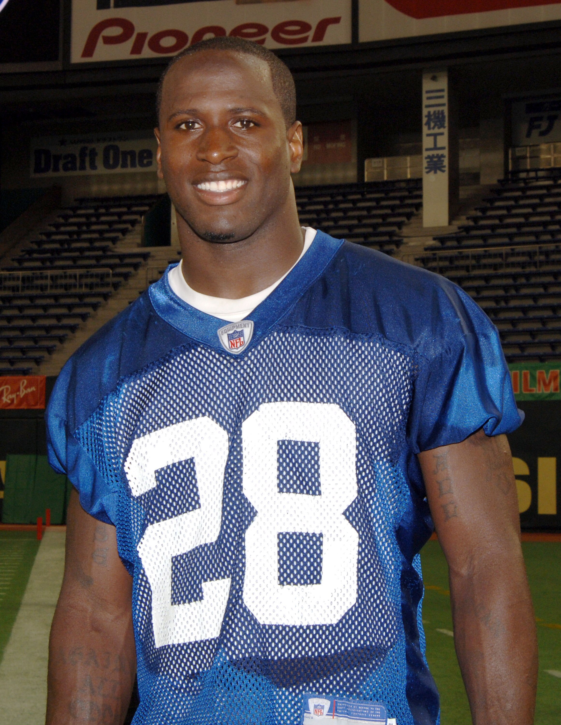 Indianapolis Colts defensive back Marlin Jackson, the team's number one draft pick, during a practice on Friday, August 5, 2005 at the Tokyo Dome in Japan. (Photo by Al Messerschmidt/Getty Images) *** Local Caption *** Indianapolis Colts defensive back Marlin Jackson, the team's number one draft pick, during a practice on Friday, August 5, 2005 at the Tokyo Dome in Japan. (Photo by Al Messerschmidt/Getty Images) *** Local Caption ***