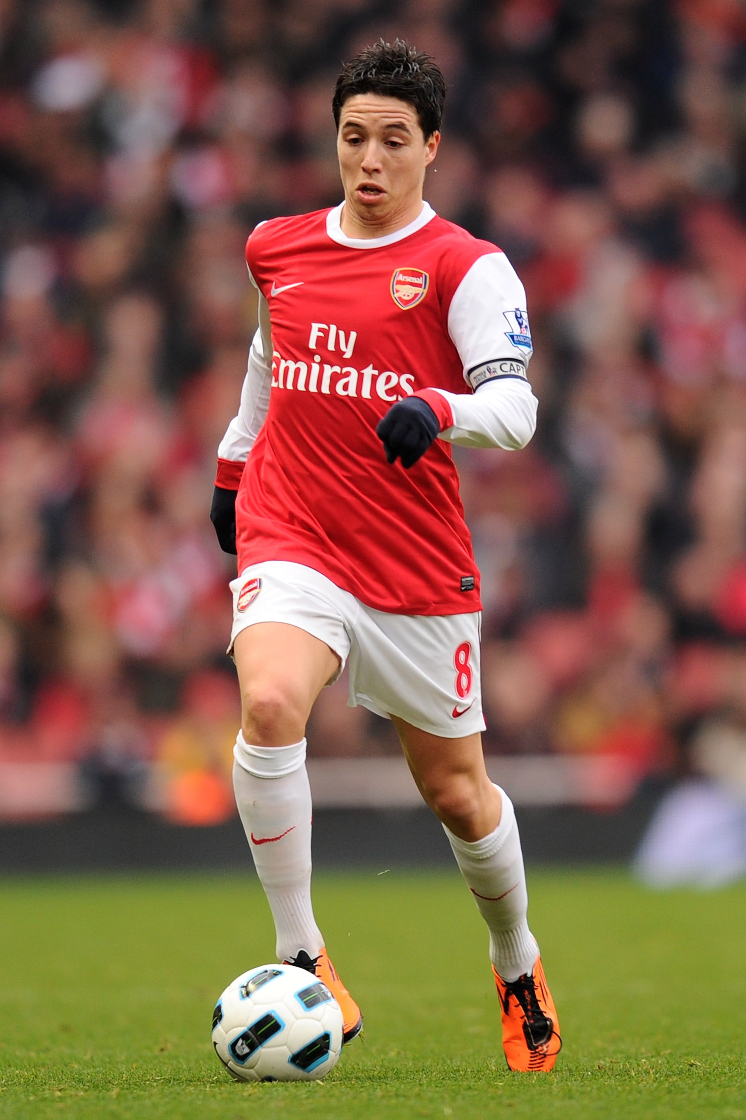 LONDON, ENGLAND - MARCH 05: Samir Nasri of Arsenal runs with the ball during the Barclays Premier League match between Arsenal and Sunderland at Emirates Stadium on March 5, 2011 in London, England. (Photo by Mike Hewitt/Getty Images) LONDON, ENGLAND - MARCH 05: Samir Nasri of Arsenal runs with the ball during the Barclays Premier League match between Arsenal and Sunderland at Emirates Stadium on March 5, 2011 in London, England. (Photo by Mike Hewitt/Getty Images)