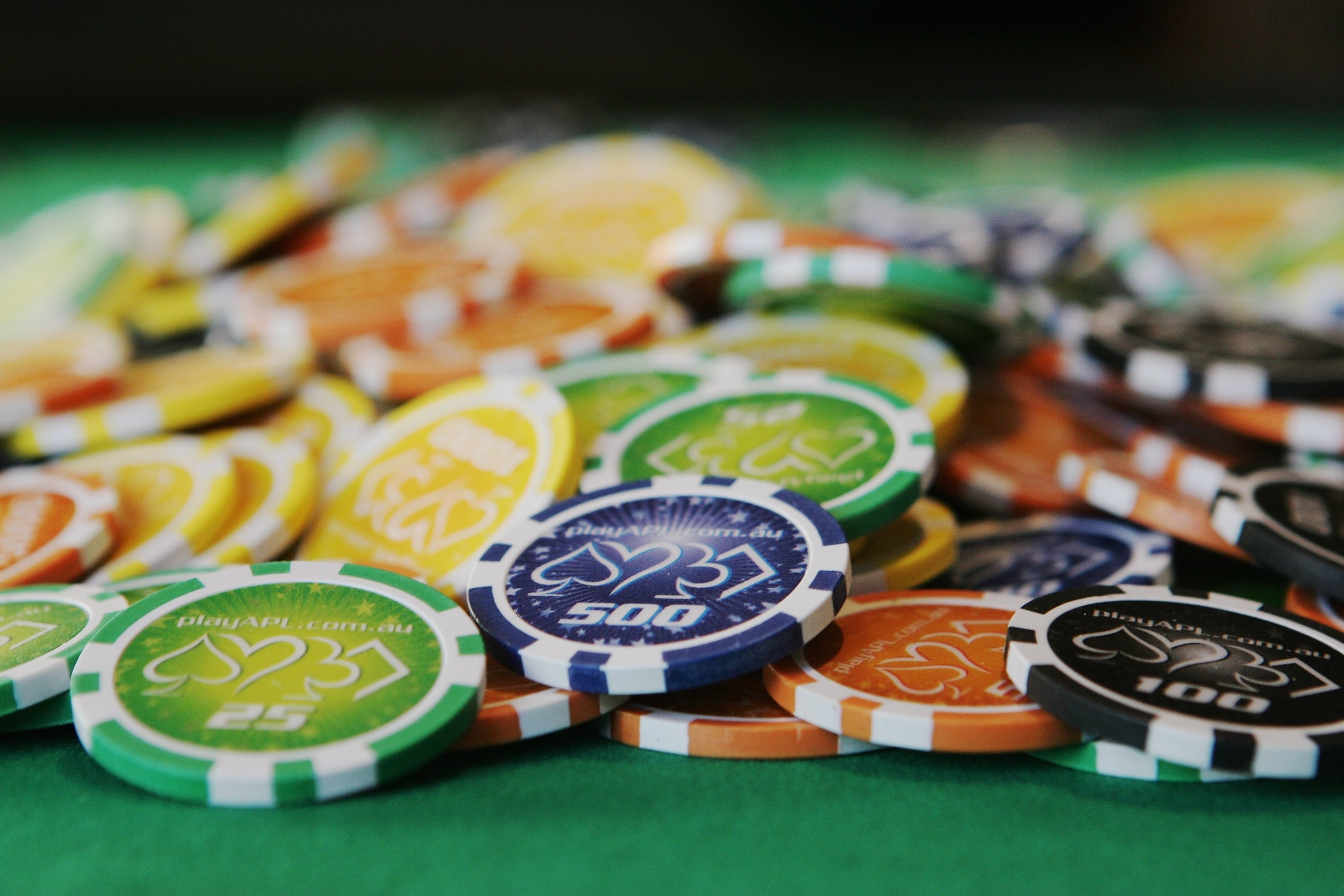 SYDNEY, AUSTRALIA - JULY 12:  Gambling chips are pictured at a photo call at the Hotel CBD on July 12, 2007 in Sydney, Australia. The photo call was held to announce Shannon Noll as the new face of the Australian Poker League's new advertising campaign wh