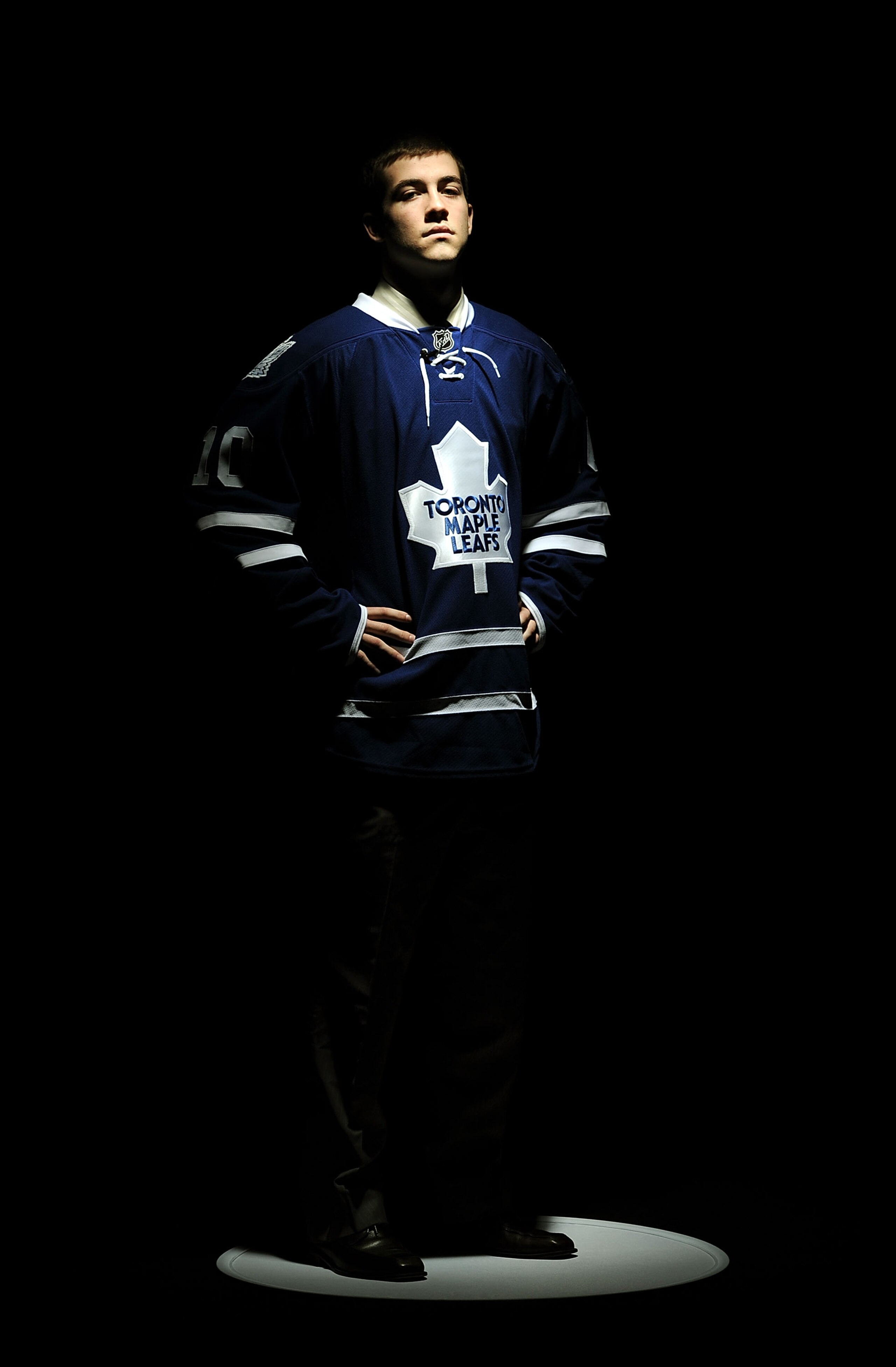 LOS ANGELES, CA - JUNE 26:  Brad Ross, drafted in the second round by the Toronto Maple Leafs poses for a portrait during day two of the 2010 NHL Entry Draft at Staples Center on June 26, 2010 in Los Angeles, California.  (Photo by Harry How/Getty Images)