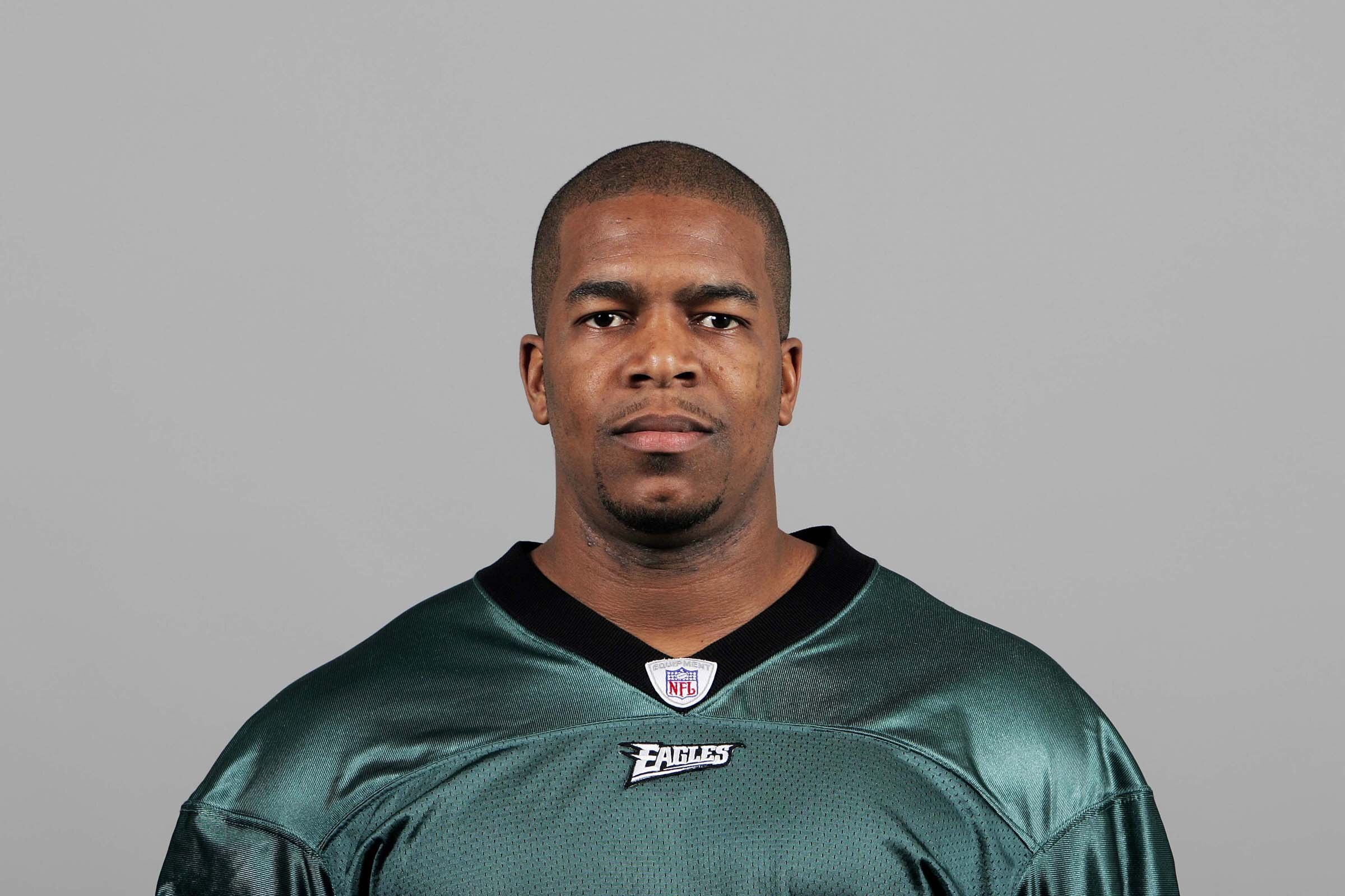 PHILADELPHIA - 2007: Jerome McDougle of the Philadelphia Eagles poses for his 2007 NFL headshot at photo day in Philadelphia, Pennsylvania. (Photo by Getty Images) PHILADELPHIA - 2007: Jerome McDougle of the Philadelphia Eagles poses for his 2007 NFL headshot at photo day in Philadelphia, Pennsylvania. (Photo by Getty Images)
