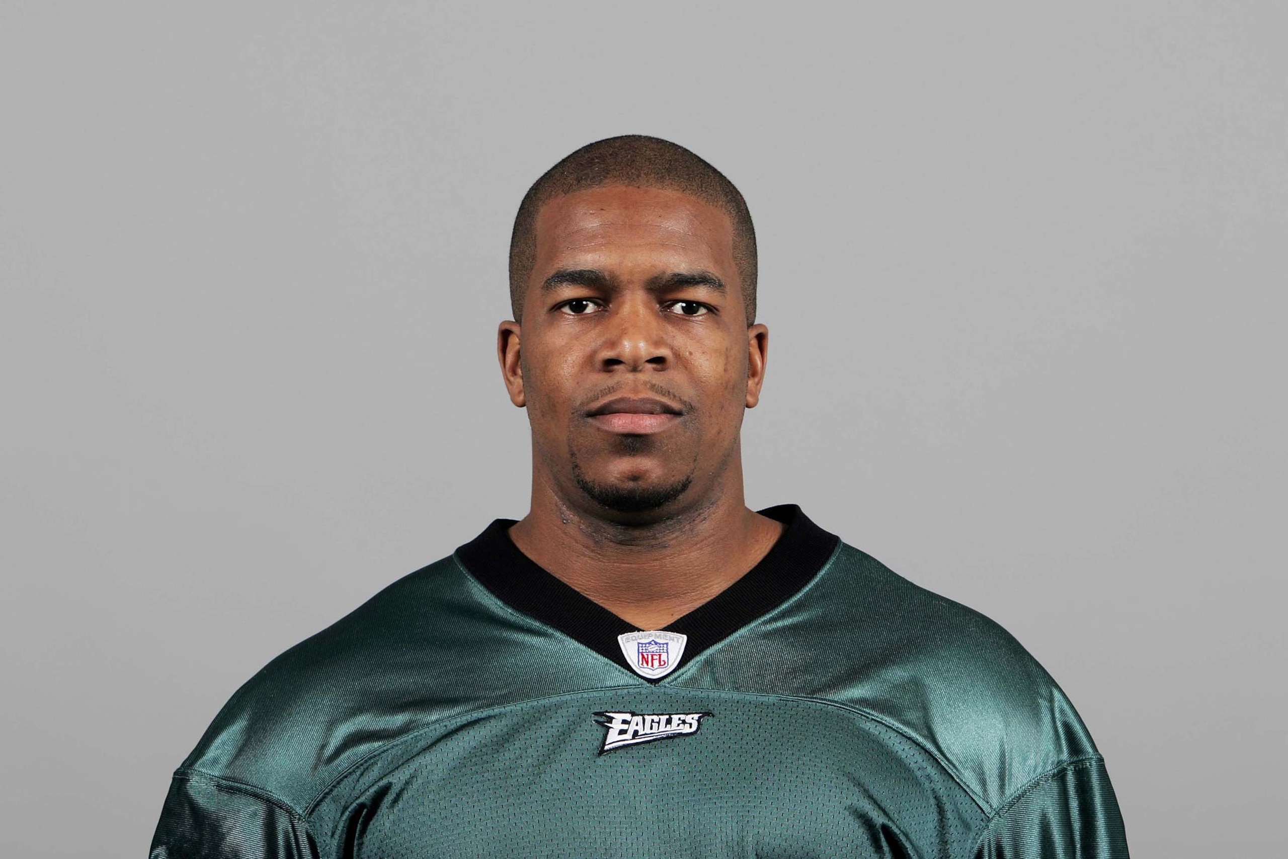 PHILADELPHIA - 2007:  Jerome McDougle of the Philadelphia Eagles poses for his 2007 NFL headshot at photo day in Philadelphia, Pennsylvania.  (Photo by Getty Images)