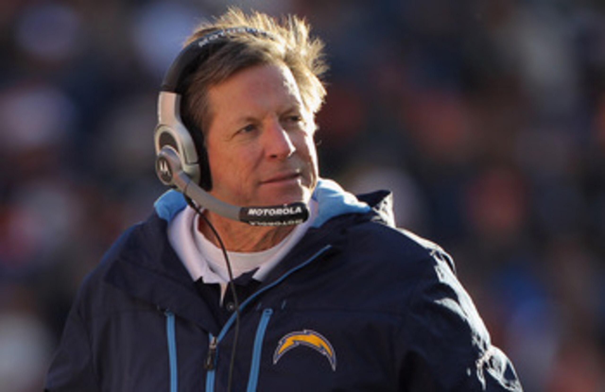 DENVER - JANUARY 02:  Head coach Norv Turner of the San Diego Chargers leads his team against the Denver Broncos at INVESCO Field at Mile High on January 2, 2011 in Denver, Colorado. The Chargers defeated the Broncos 33-28.  (Photo by Doug Pensinger/Getty