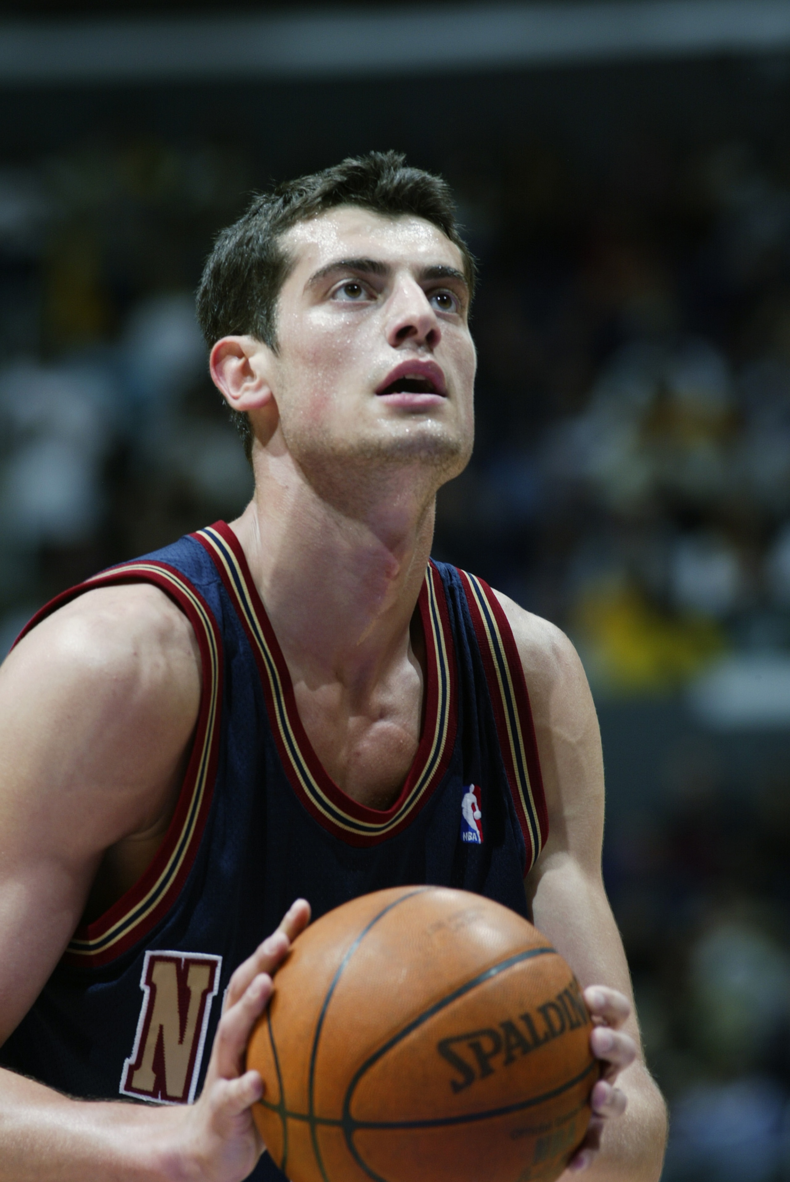 LOS ANGELES - APRIL 15: Nikoloz Tskitishvili #22 of the Denver Nuggets looks to shot during the game the Los Angeles Lakers at Staples Center on April 15, 2003 in Los Angeles, California The Lakers won 126-104. NOTE TO USER: User expressly acknowledges LOS ANGELES - APRIL 15: Nikoloz Tskitishvili #22 of the Denver Nuggets looks to shot during the game the Los Angeles Lakers at Staples Center on April 15, 2003 in Los Angeles, California The Lakers won 126-104. NOTE TO USER: User expressly acknowledges