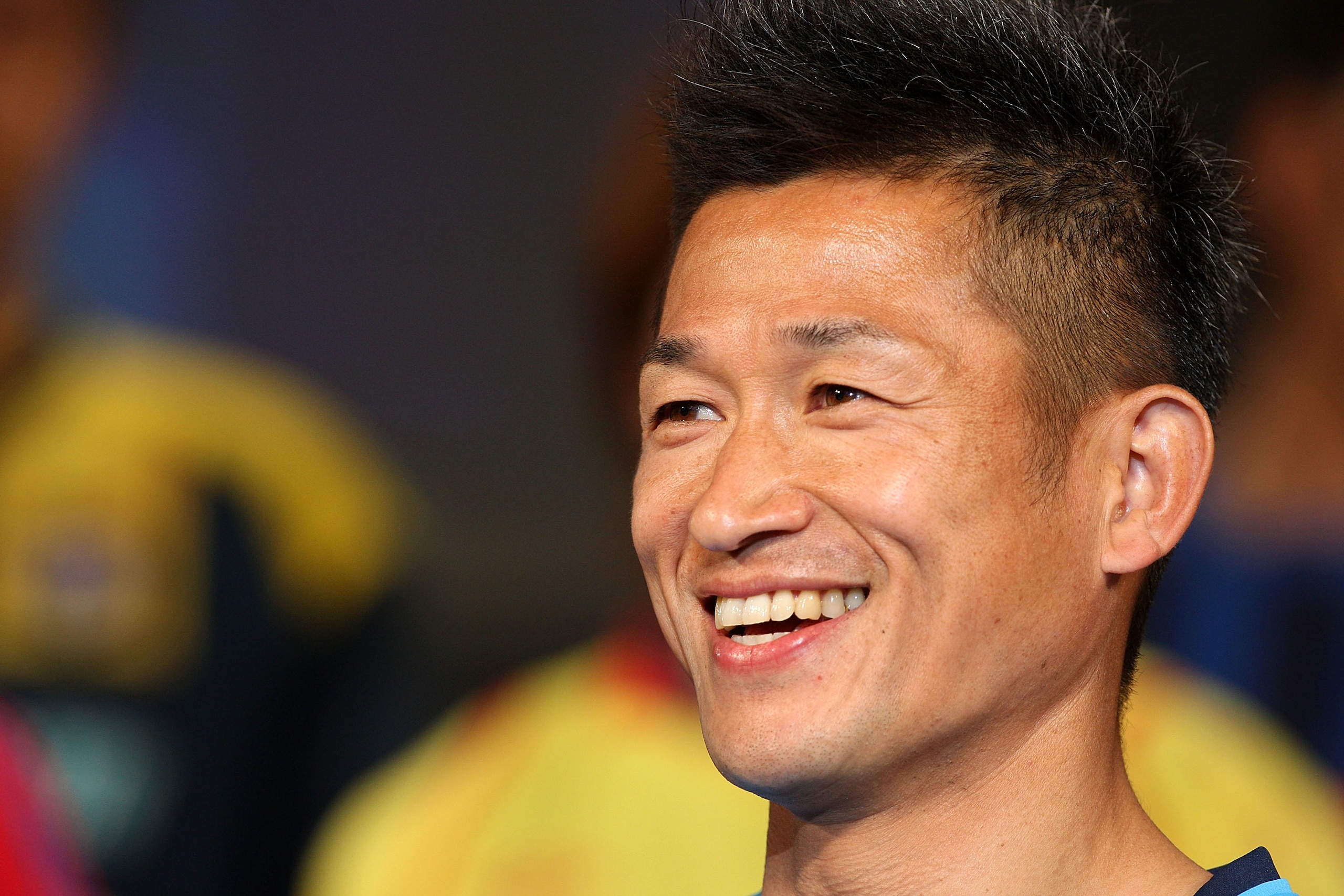 TOKYO - FEBRUARY 26:  Kazuyoshi Miura attends the 2010 J.League Kick Off Conference at Grand Prince Hotel Shin Takanawa on February 26, 2010 in Tokyo, Japan.  (Photo by Junko Kimura/Getty Images)