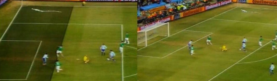 Tevez was level, right?