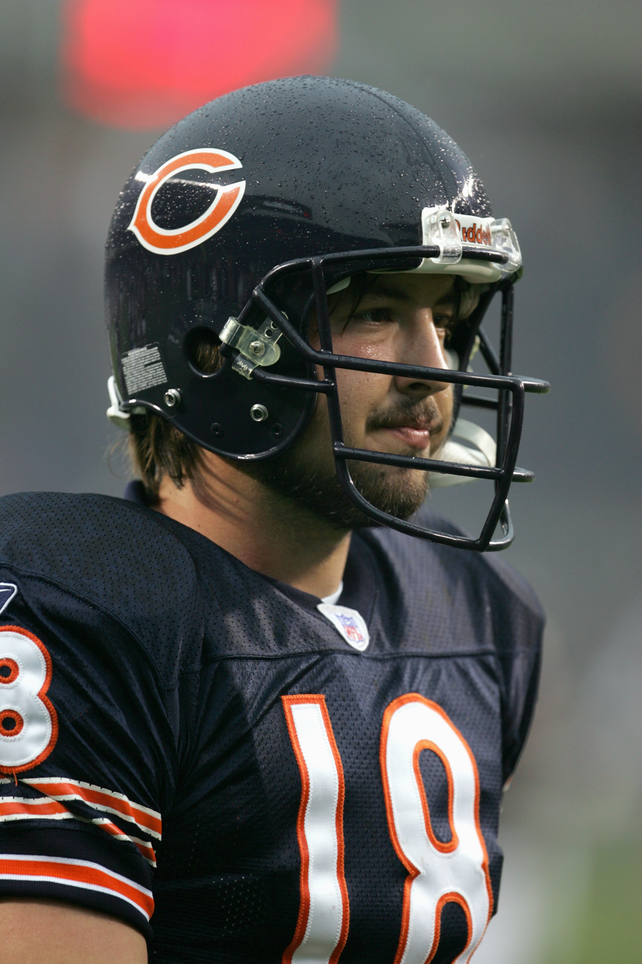 CHICAGO - AUGUST 18: Quarterback Kyle Orton #18 of the Chicago Bears looks on the field during a preseason game against the San Diego Chargers on August 18, 2006 at Soldier Field in Chicago, Illinois. (Photo by Jonathan Daniel/Getty Images) CHICAGO - AUGUST 18: Quarterback Kyle Orton #18 of the Chicago Bears looks on the field during a preseason game against the San Diego Chargers on August 18, 2006 at Soldier Field in Chicago, Illinois. (Photo by Jonathan Daniel/Getty Images)