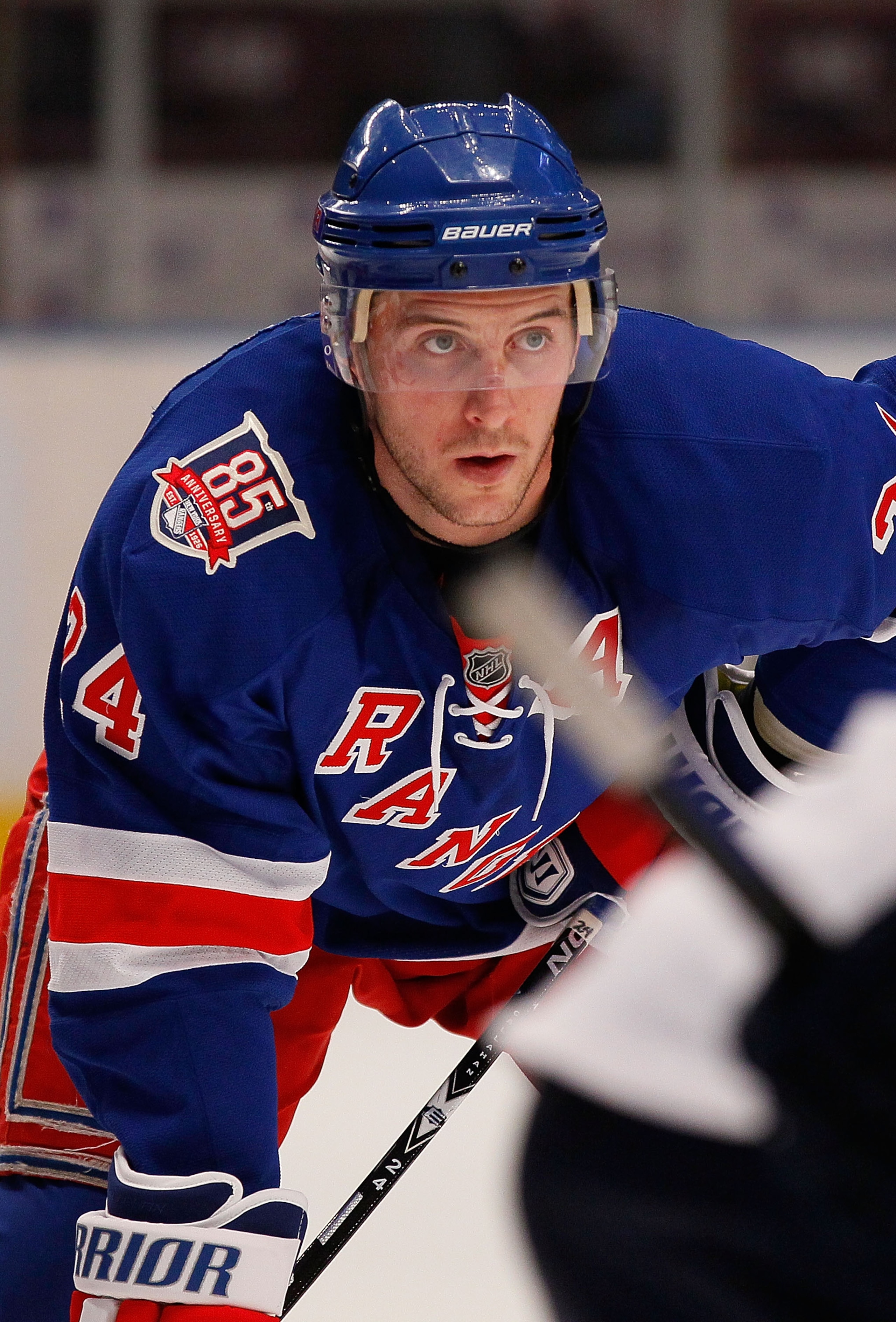 NEW YORK - MARCH 22:  Ryan Callahan #24 of the New York Rangers skates against the Florida Panthers on March 22, 2011 at Madison Square Garden in New York City, New York. Rangers defeated the Islanders 1-0.  (Photo by Mike Stobe/Getty Images)