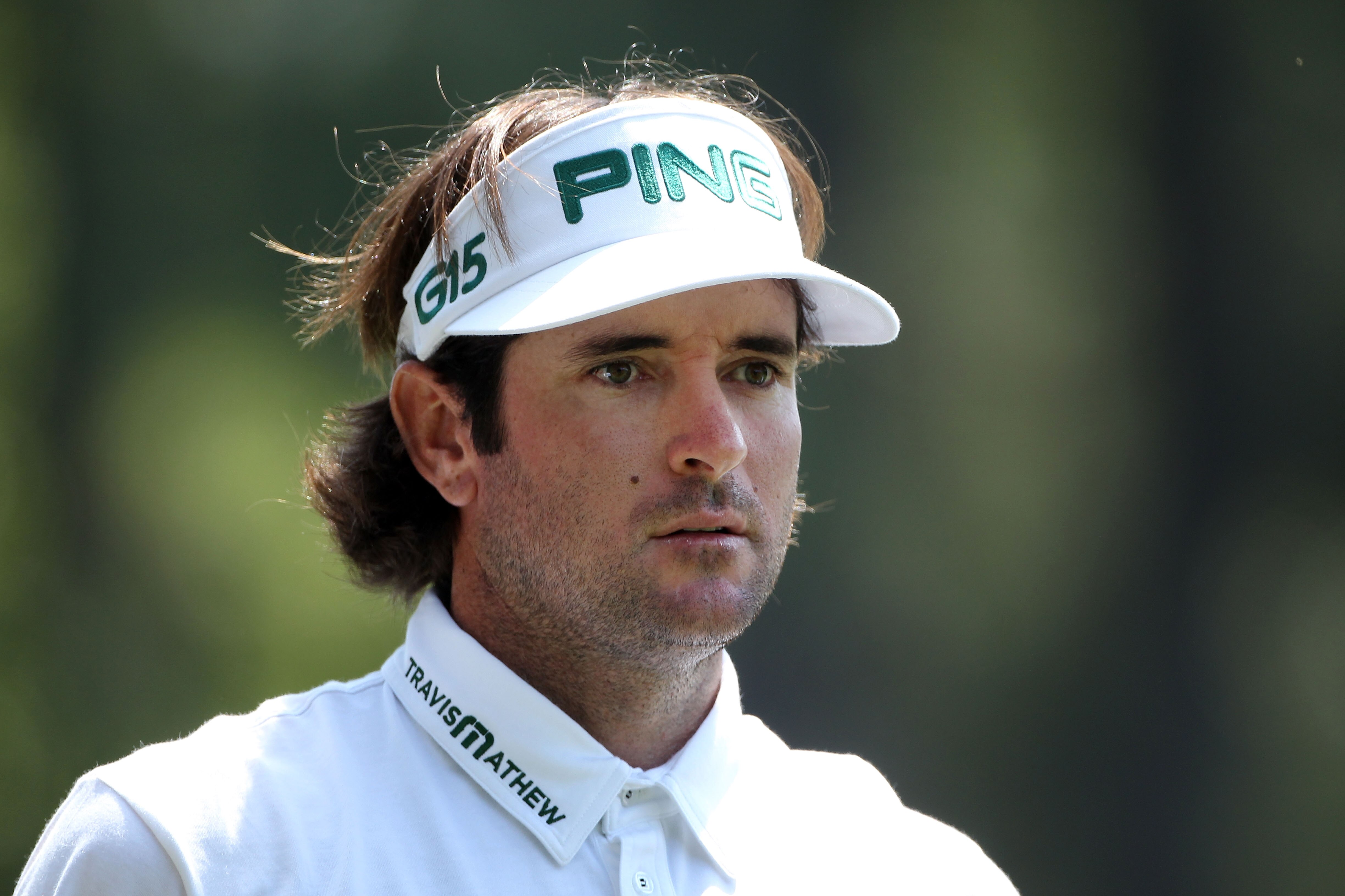 AUGUSTA, GA - APRIL 10:  Bubba Watson looks on during the final round of the 2011 Masters Tournament at Augusta National Golf Club on April 10, 2011 in Augusta, Georgia.  (Photo by Andrew Redington/Getty Images)