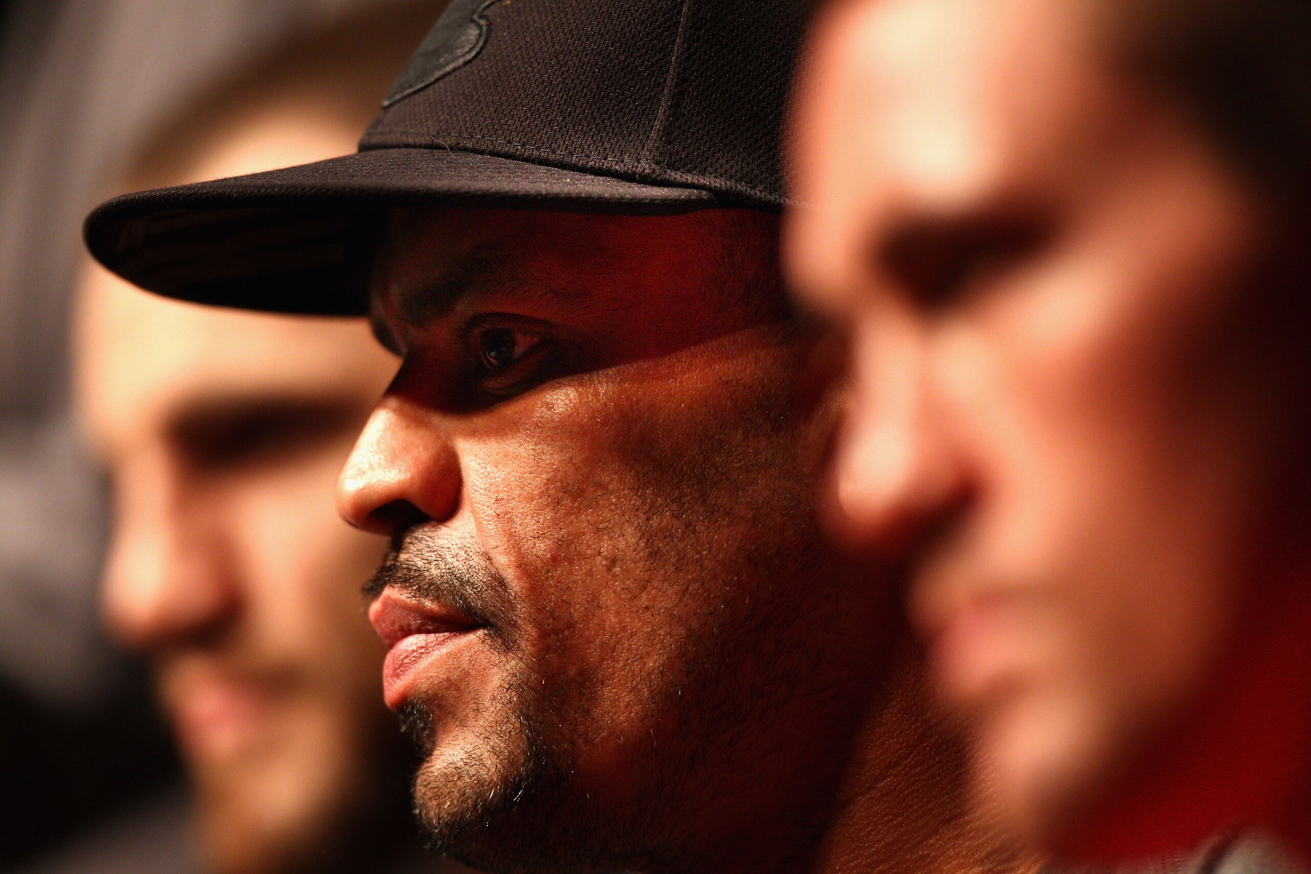 SYDNEY, AUSTRALIA - FEBRUARY 23:  Jorge Rivera of the USA speaks during a Press Conference ahead of UFC 127 at Star City on February 23, 2011 in Sydney, Australia.  (Photo by Ryan Pierse/Getty Images)