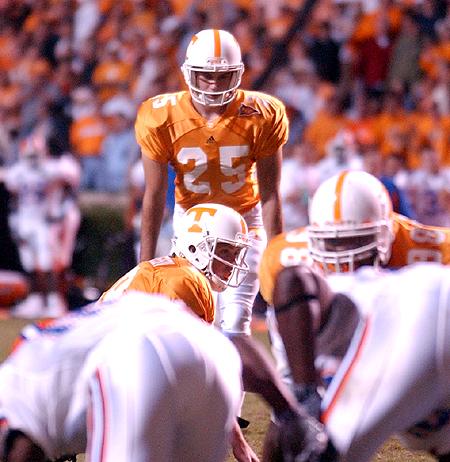 Lining up for "The Kick".