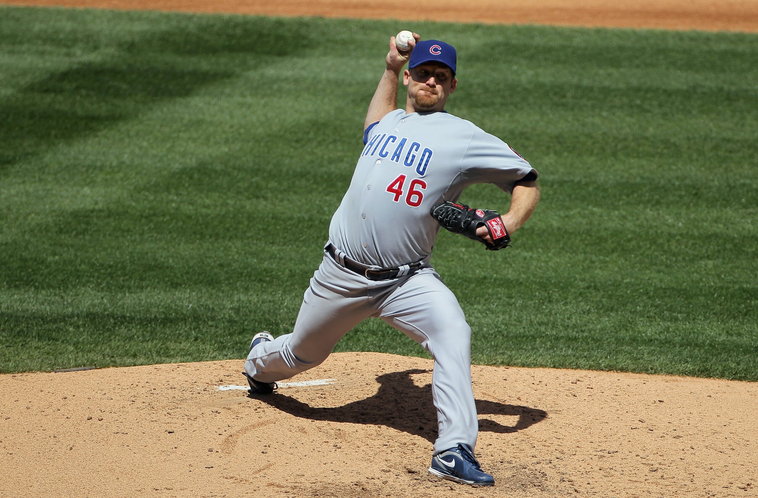 DENVER, CO - APRIL 17: Starting pitcher Ryan Dempster #46 of the Chicago Cubs delivers against the Colorado Rockies at Coors Field on April 17, 2011 in Denver, Colorado. (Photo by Doug Pensinger/Getty Images) DENVER, CO - APRIL 17: Starting pitcher Ryan Dempster #46 of the Chicago Cubs delivers against the Colorado Rockies at Coors Field on April 17, 2011 in Denver, Colorado. (Photo by Doug Pensinger/Getty Images)