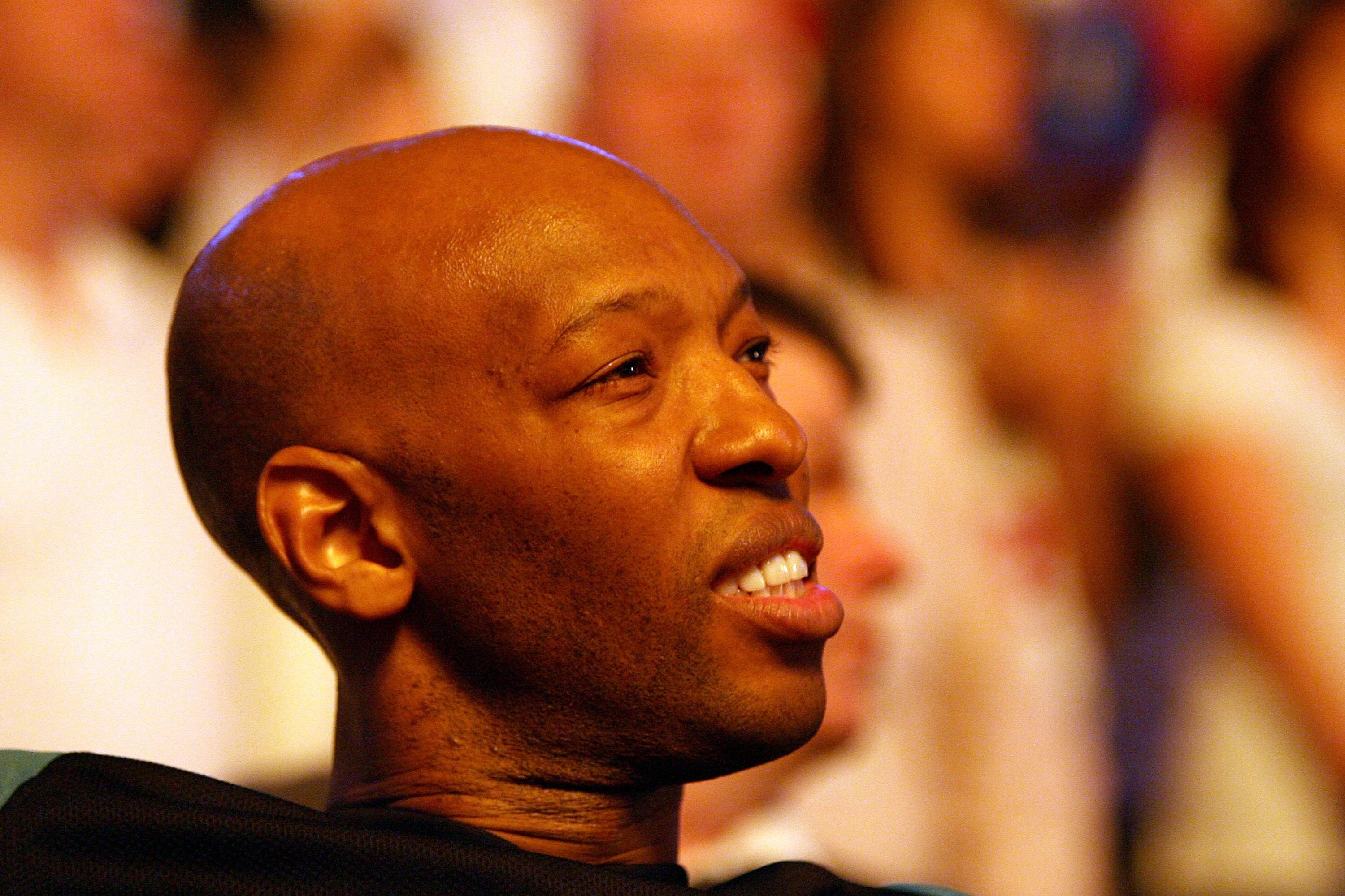 AUBURN HILLS, MI - MAY 24:  Sam Cassell #28 of the Boston Celtics sits on the bench n Game Three of the Eastern Conference Finals against the Detroit Pistons during the 2008 NBA Playoffs on May 24, 2008 at the Palace at Auburn Hills in Auburn Hills, Michi