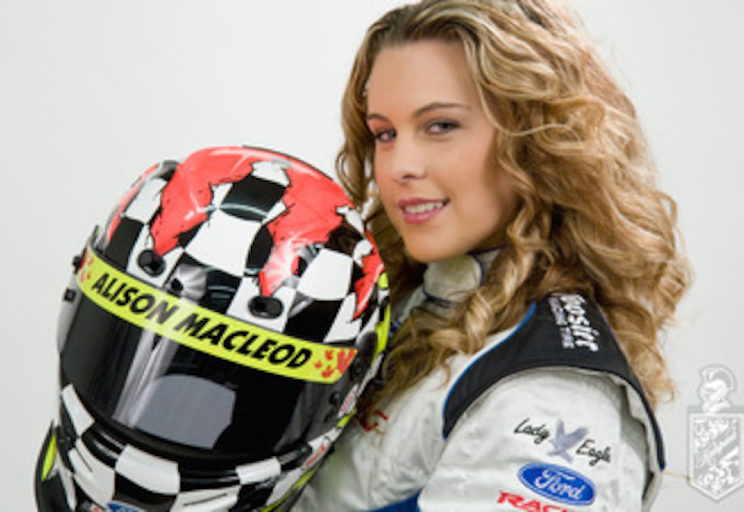 Allison certainly has the looks sponsors are looking for. (Courtesy MacCloed Web Site)