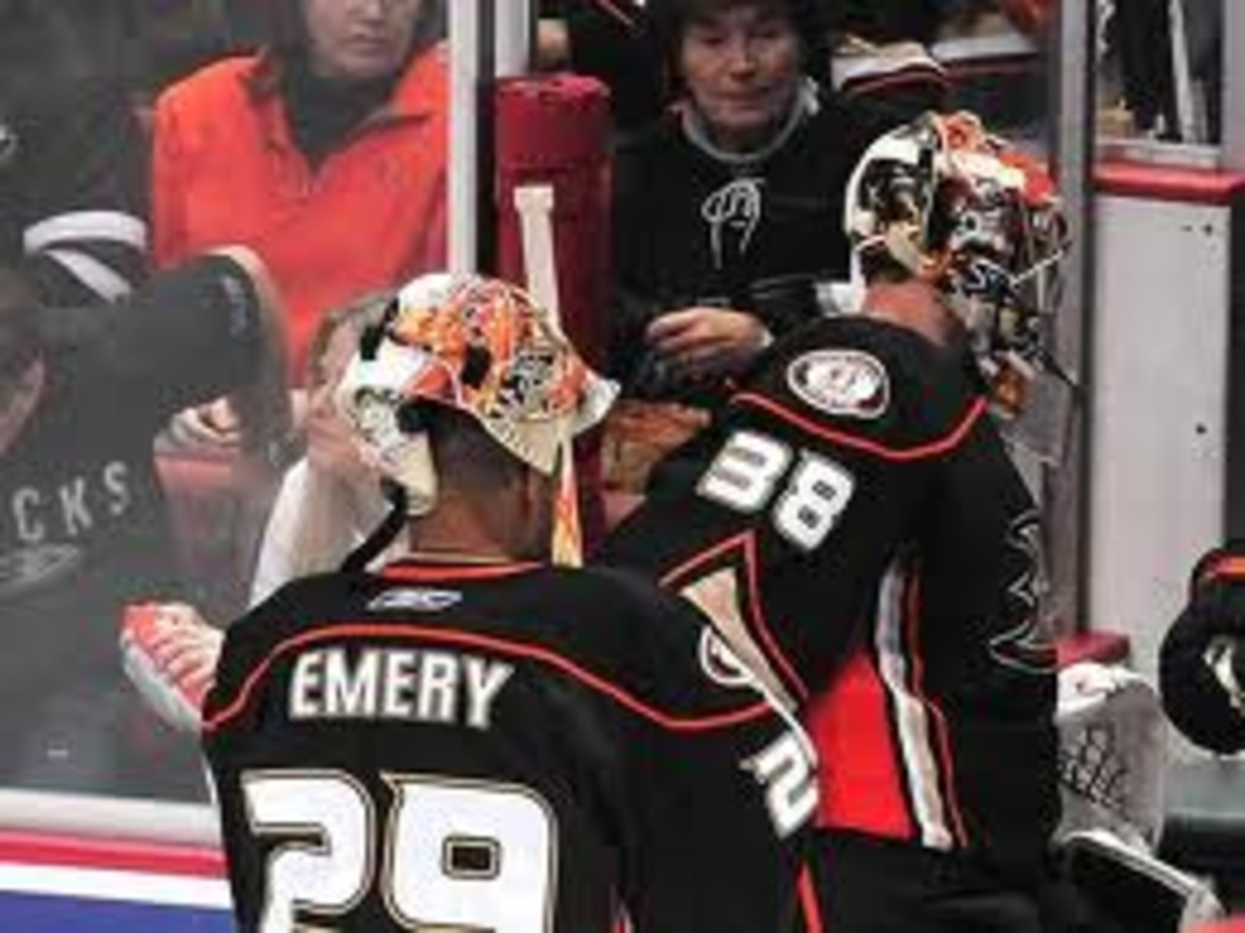 Ray Emery and Dan Ellis
