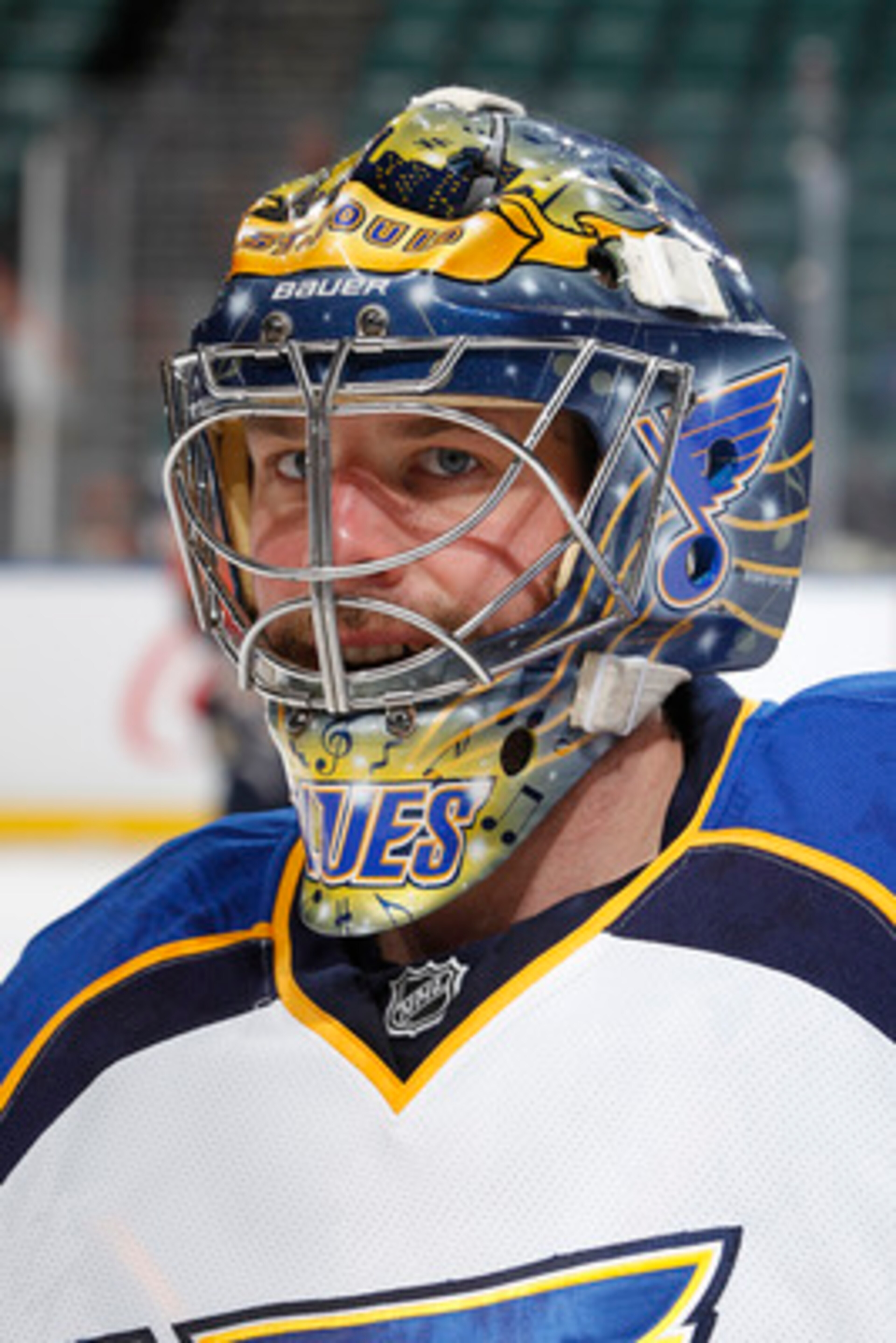 SUNRISE, FL - FEBRUARY 8: Goaltender Ty Conklin #29 of the St. Louis Blues warms up prior to the NHL game against the Florida Panthers on February 8, 2011 at the BankAtlantic Center in Sunrise, Florida. The Blues defeated the Panthers 2-1. (Photo by Joel SUNRISE, FL - FEBRUARY 8: Goaltender Ty Conklin #29 of the St. Louis Blues warms up prior to the NHL game against the Florida Panthers on February 8, 2011 at the BankAtlantic Center in Sunrise, Florida. The Blues defeated the Panthers 2-1. (Photo by Joel