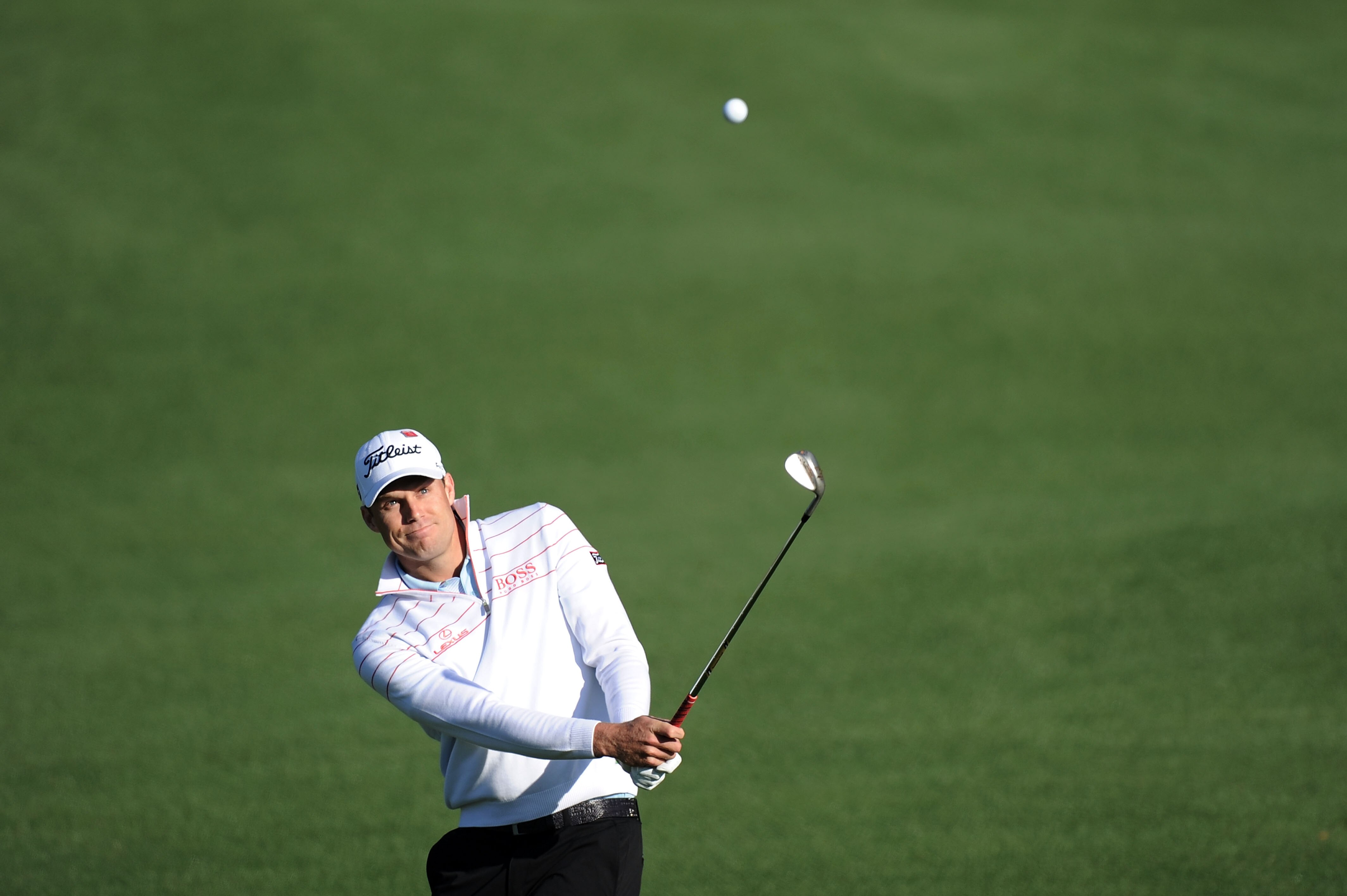 AUGUSTA, GA - APRIL 07:  Nick Watney plays a pitch shot to the second green during the first round of the 2011 Masters Tournament at Augusta National Golf Club on April 7, 2011 in Augusta, Georgia.  (Photo by Harry How/Getty Images)