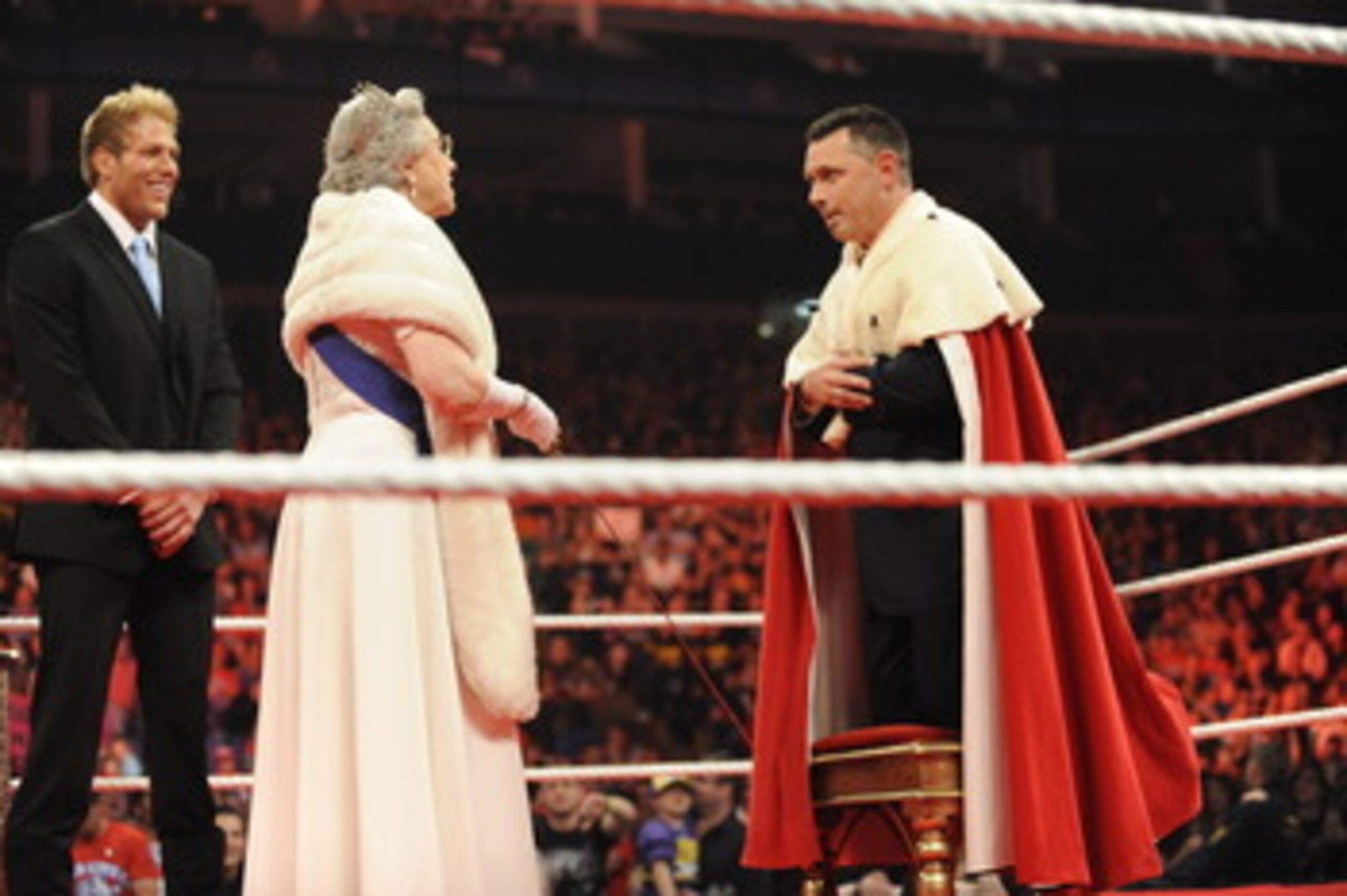 Michael Cole receives his knighthood