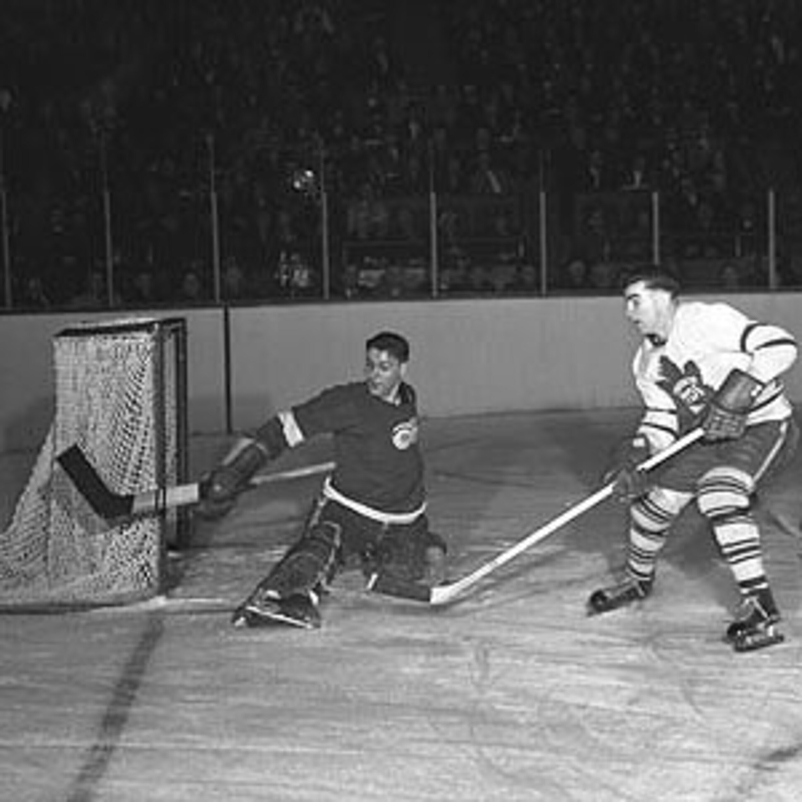 Terry Sawchuk was one of the first great playoff goalies. Terry Sawchuk was one of the first great playoff goalies.