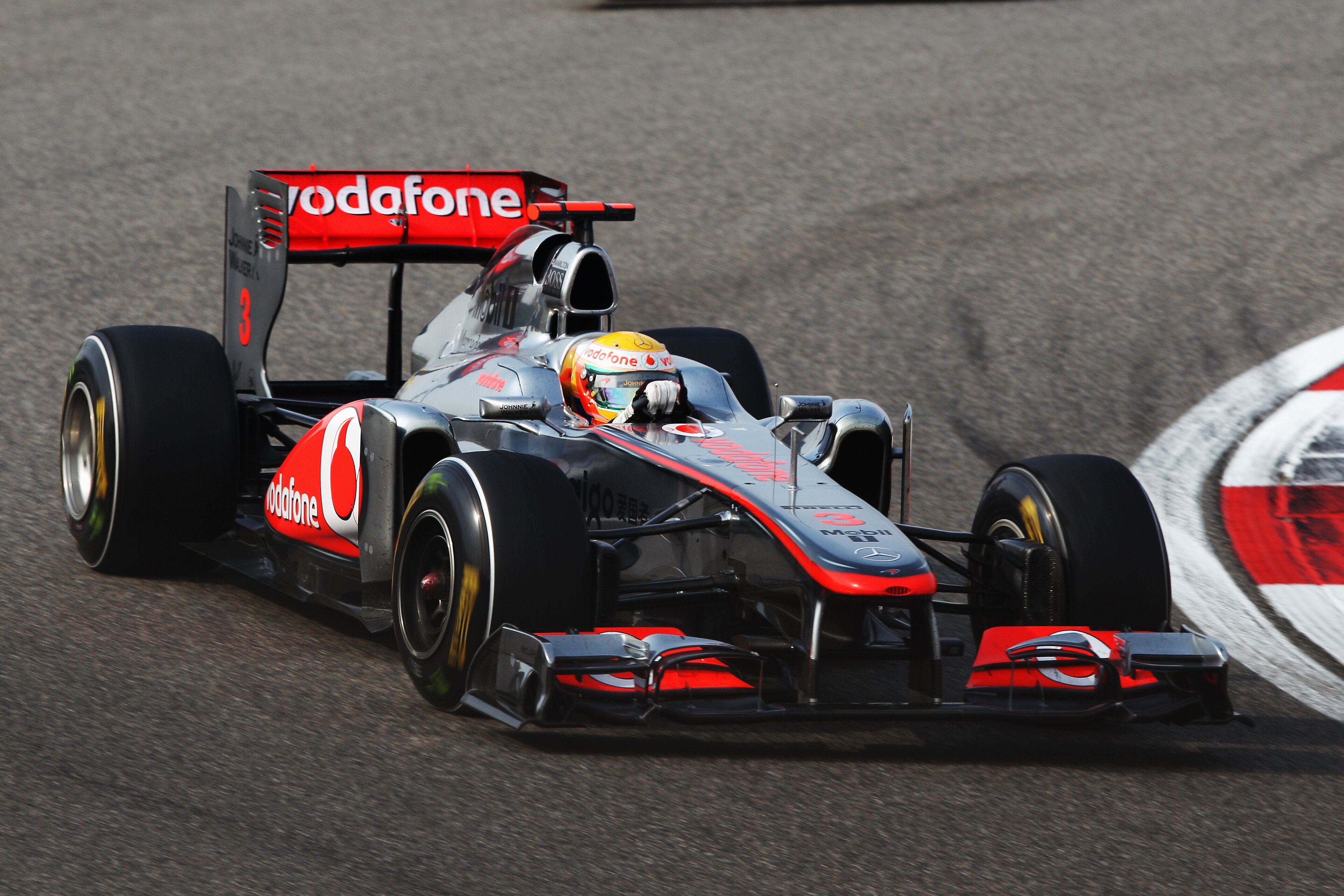 SHANGHAI, CHINA - APRIL 17:  Lewis Hamilton of Great Britain and McLaren drives on his way to winning the Chinese Formula One Grand Prix at the Shanghai International Circuit on April 17, 2011 in Shanghai, China.  (Photo by Mark Thompson/Getty Images)