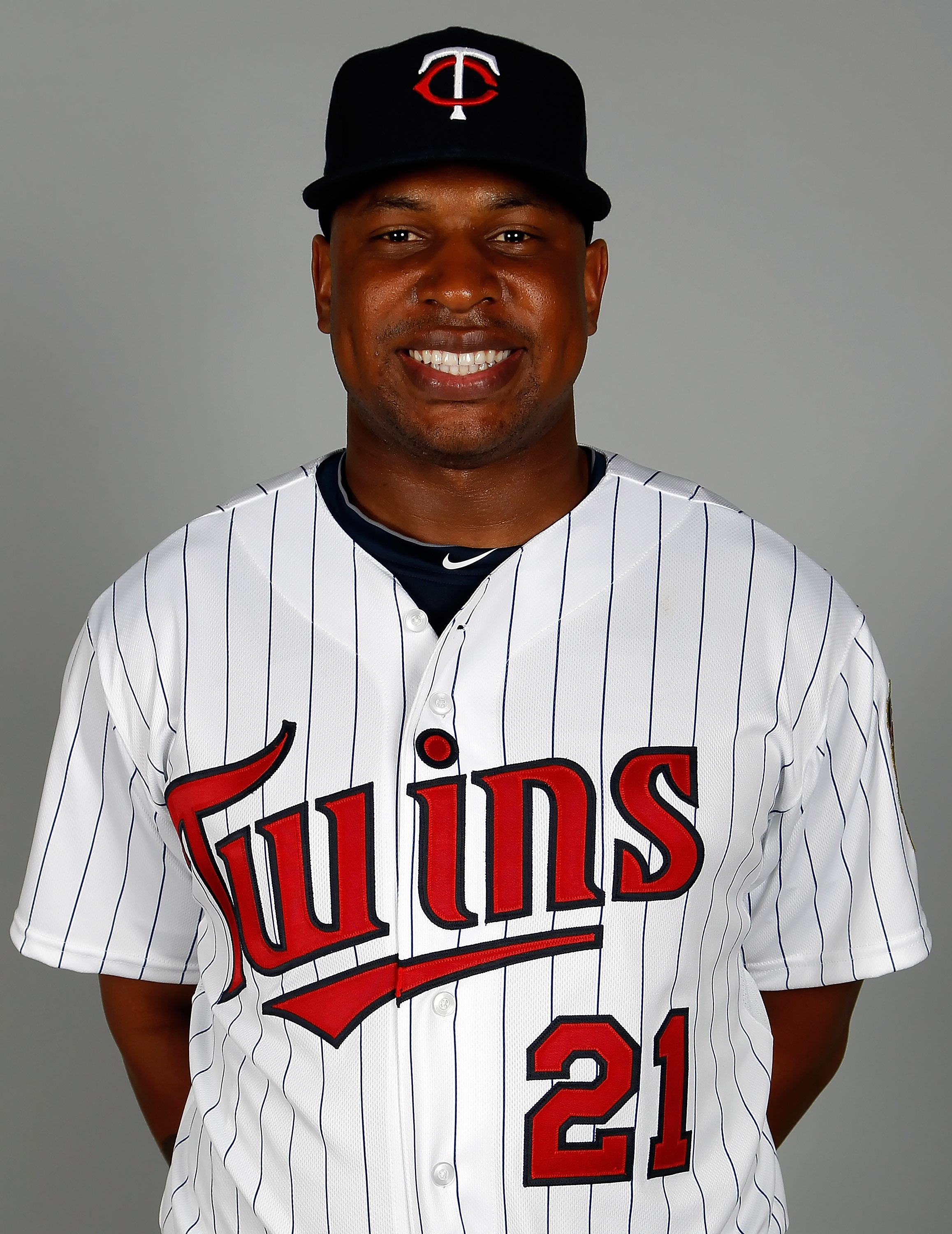 FORT MYERS, FL - FEBRUARY 25:  Outfielder Delmon Young #21 of the Minnesota Twins poses for a photo during photo day at Hammond Stadium on February 25, 2011 in Fort Myers, Florida.  (Photo by J. Meric/Getty Images)